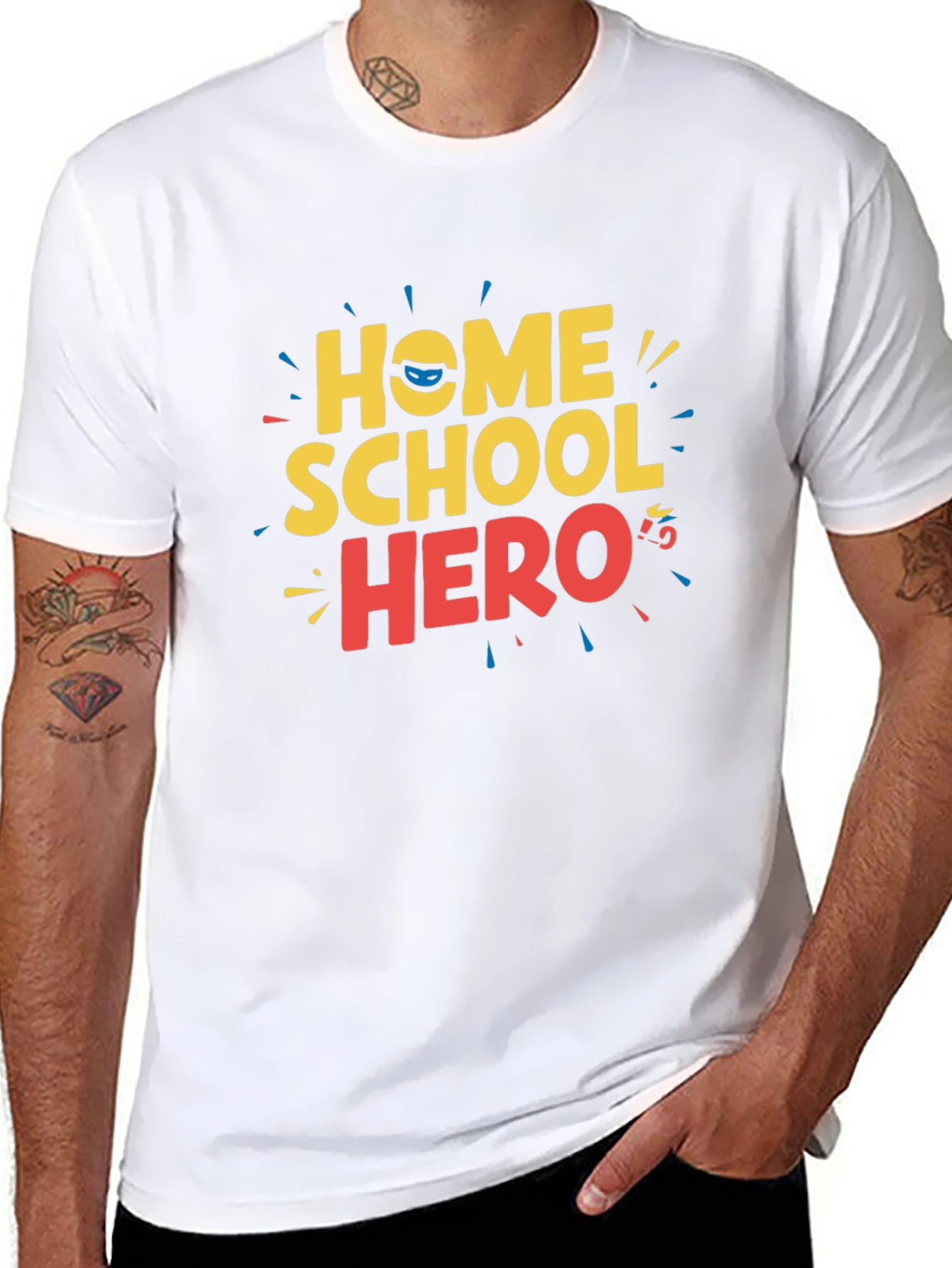 Homeschool Hero Black T-Shirt