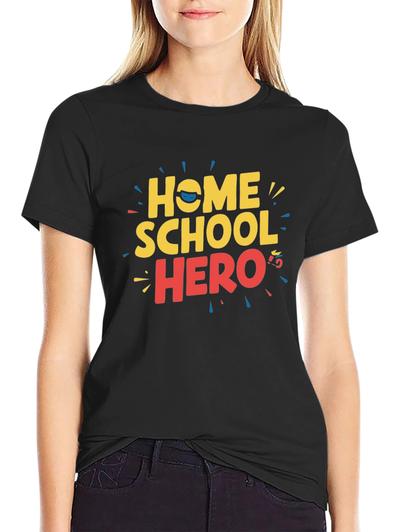 Homeschool Hero Black T-Shirt