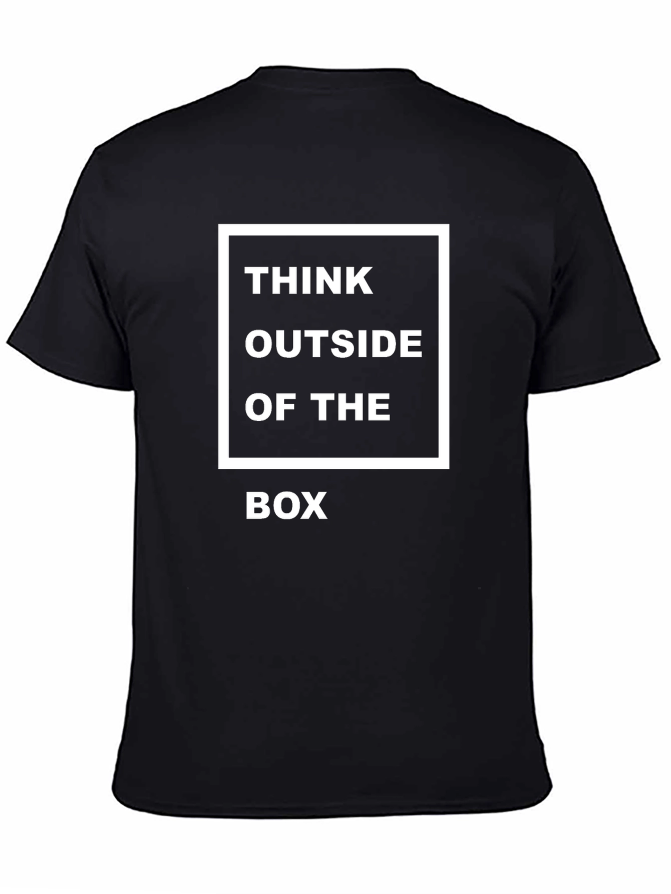 Think Outside The Box Black T-Shirt
