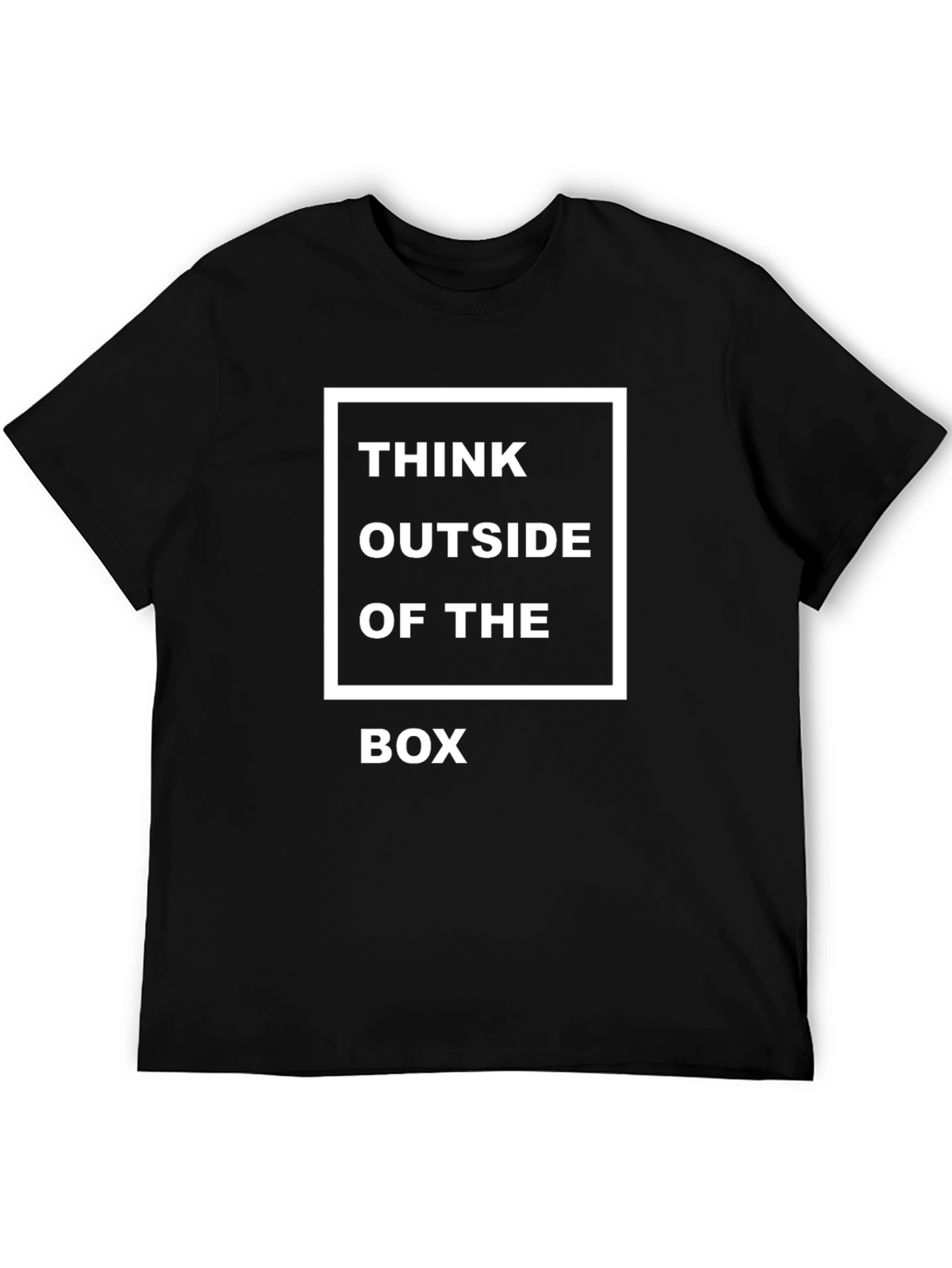 Think Outside The Box Black T-Shirt