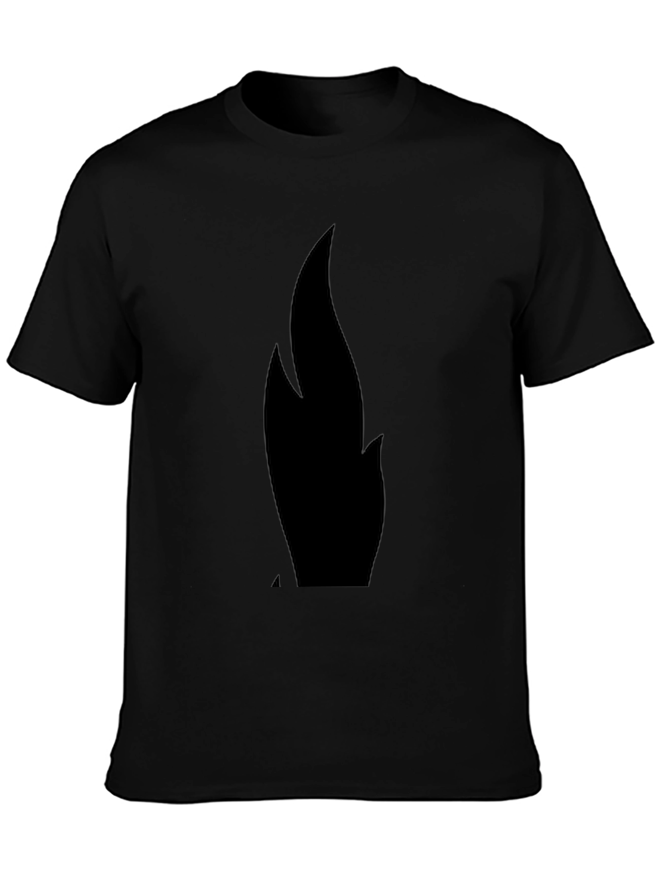 Flame Graphic Black T-Shirt