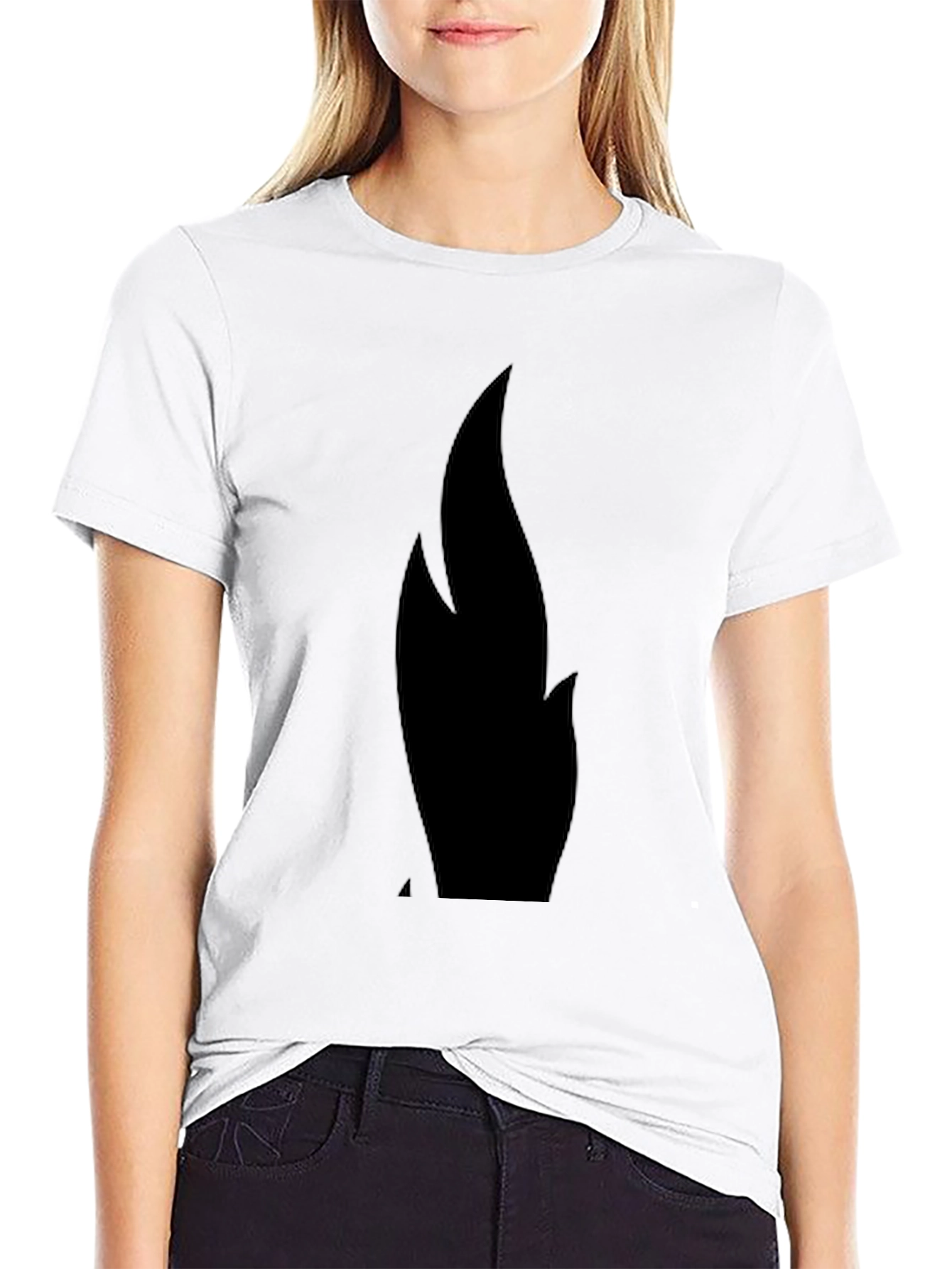 Flame Graphic Black T-Shirt
