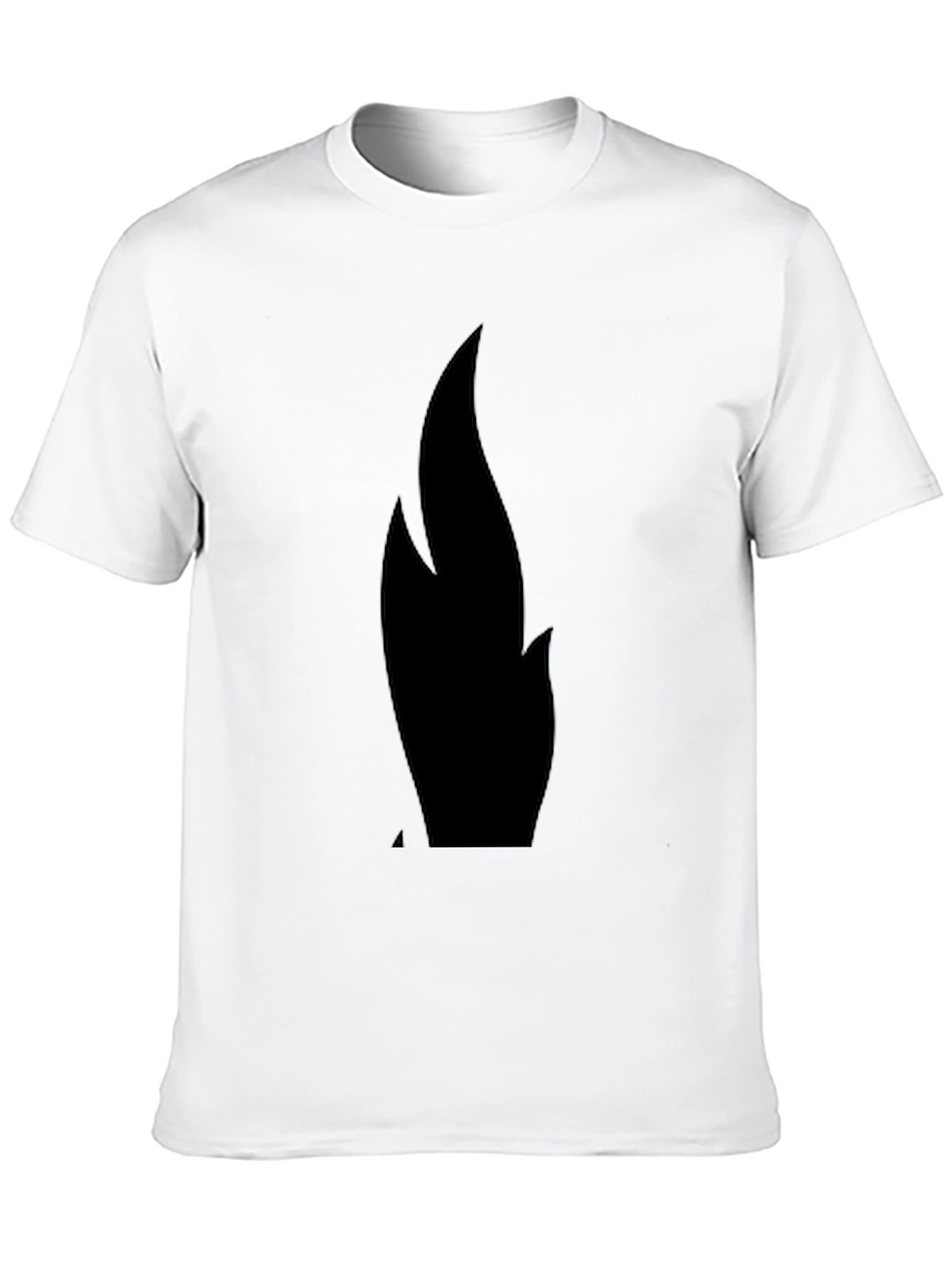 Flame Graphic Black T-Shirt