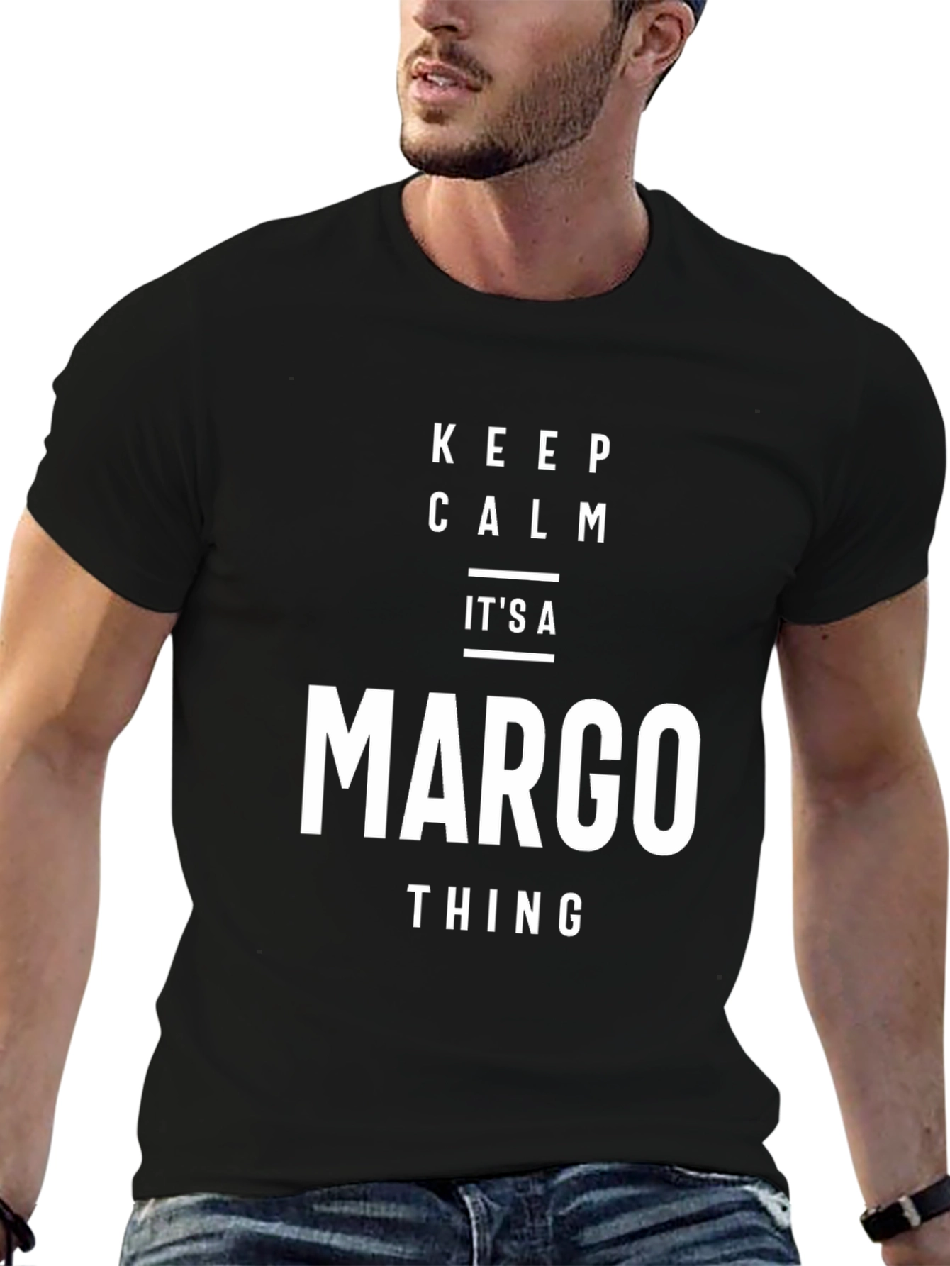 Keep Calm Margo Thing Black T-Shirt