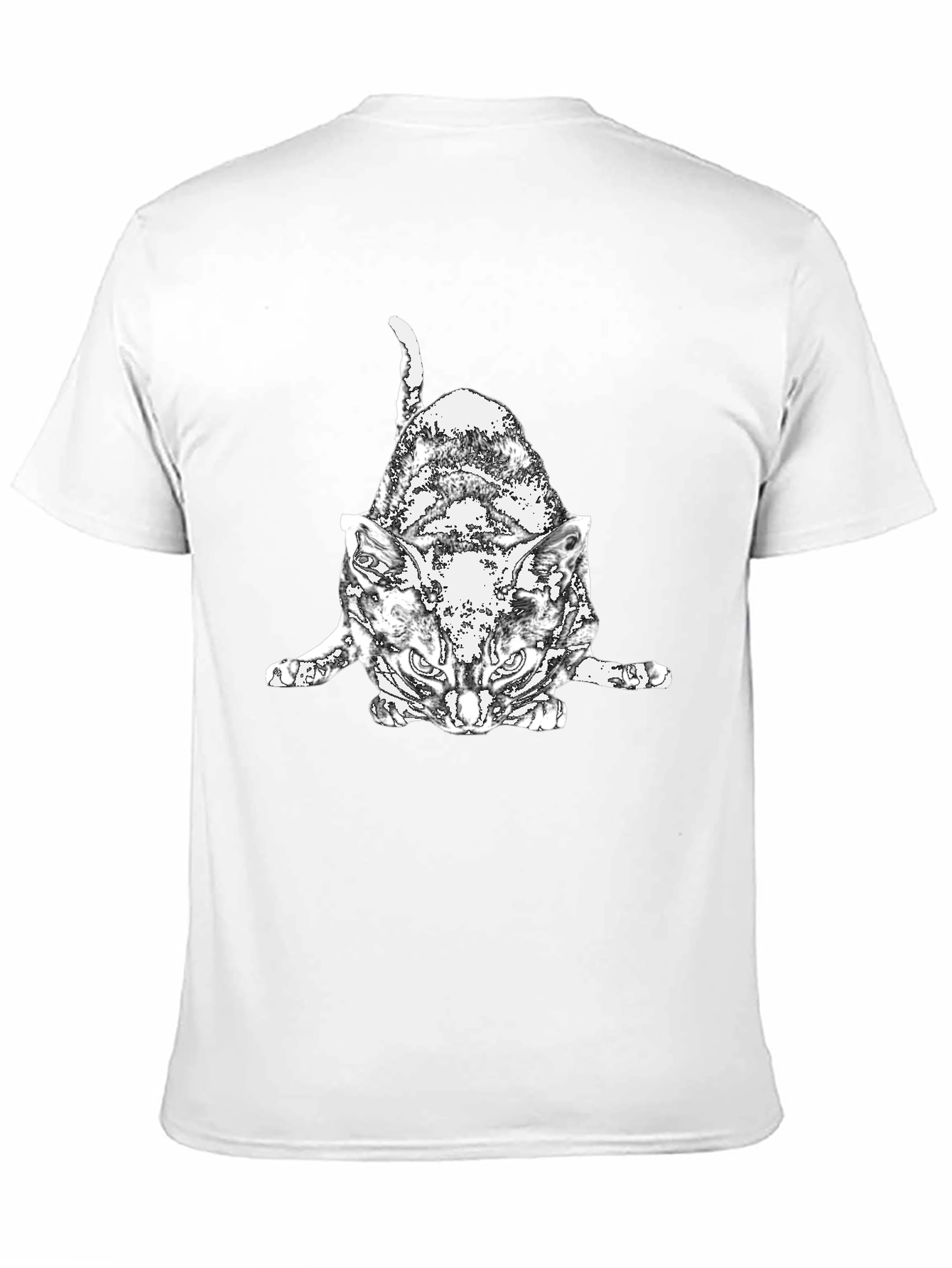 Cool Cat Graphic T-Shirt - Black
