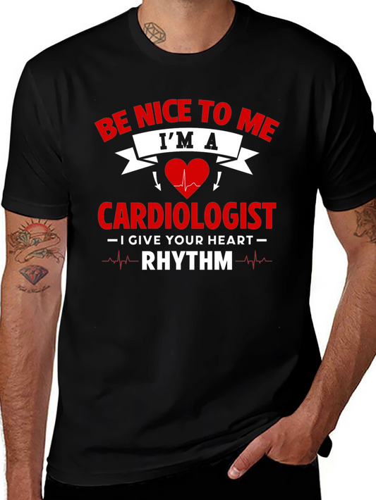 Cardiologist Rhythm Heartbeat Graphic T-Shirt