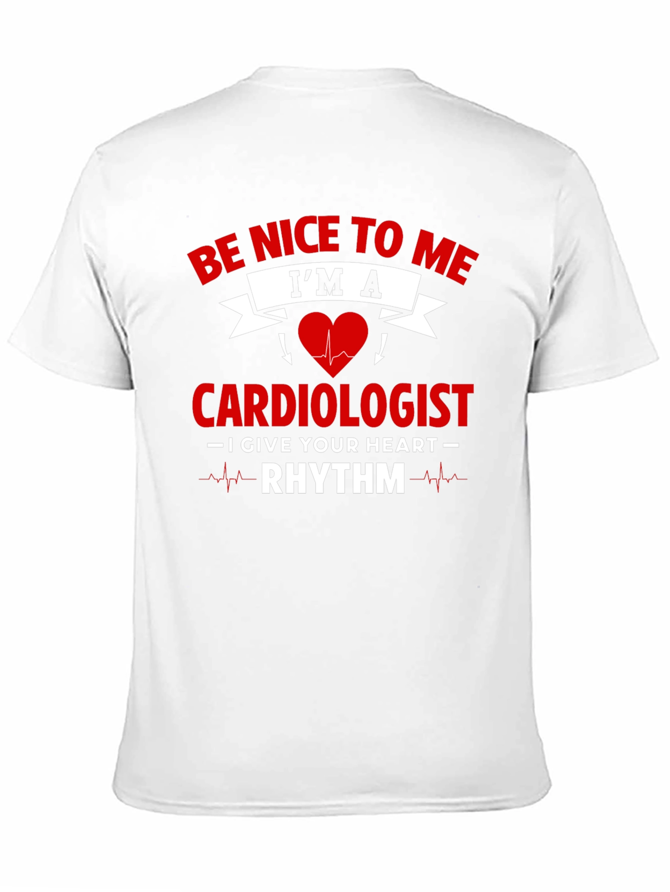 Cardiologist Rhythm Heartbeat Graphic T-Shirt
