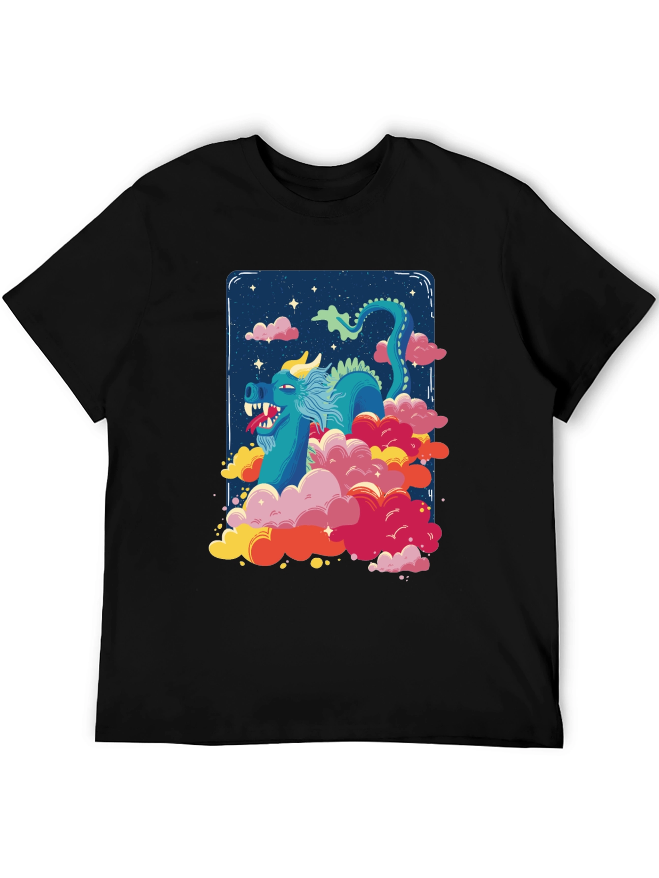Dragon in the Clouds Graphic Tee