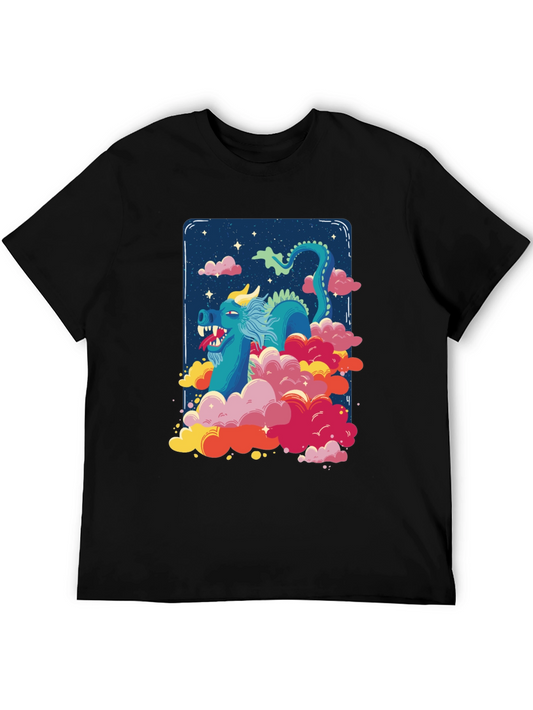 Dragon in the Clouds Graphic Tee