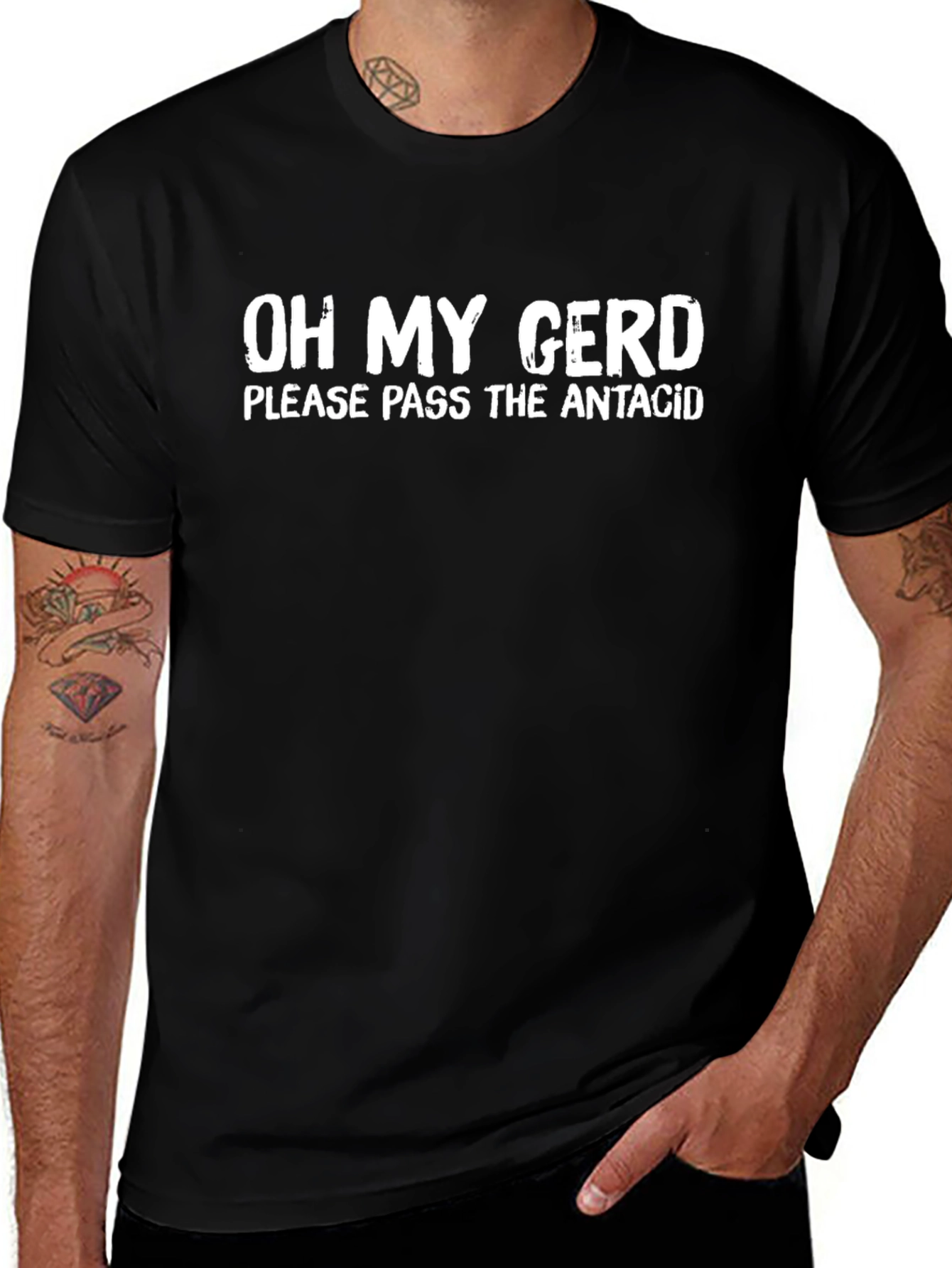 Oh My Gerd Antacid T-Shirt - Funny Graphic Tee