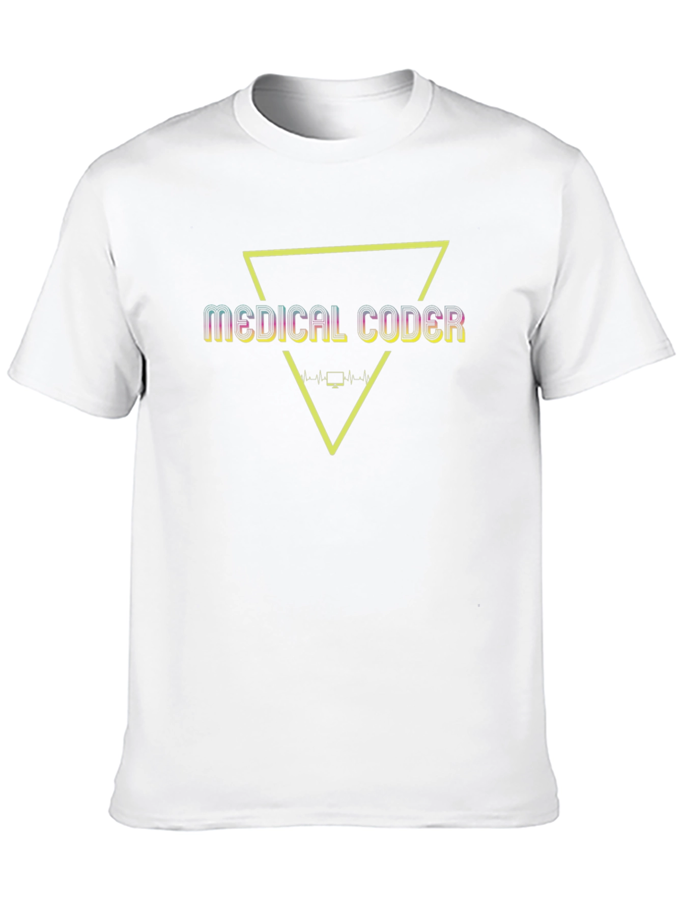 Medical Coder Triangle Graphic T-Shirt