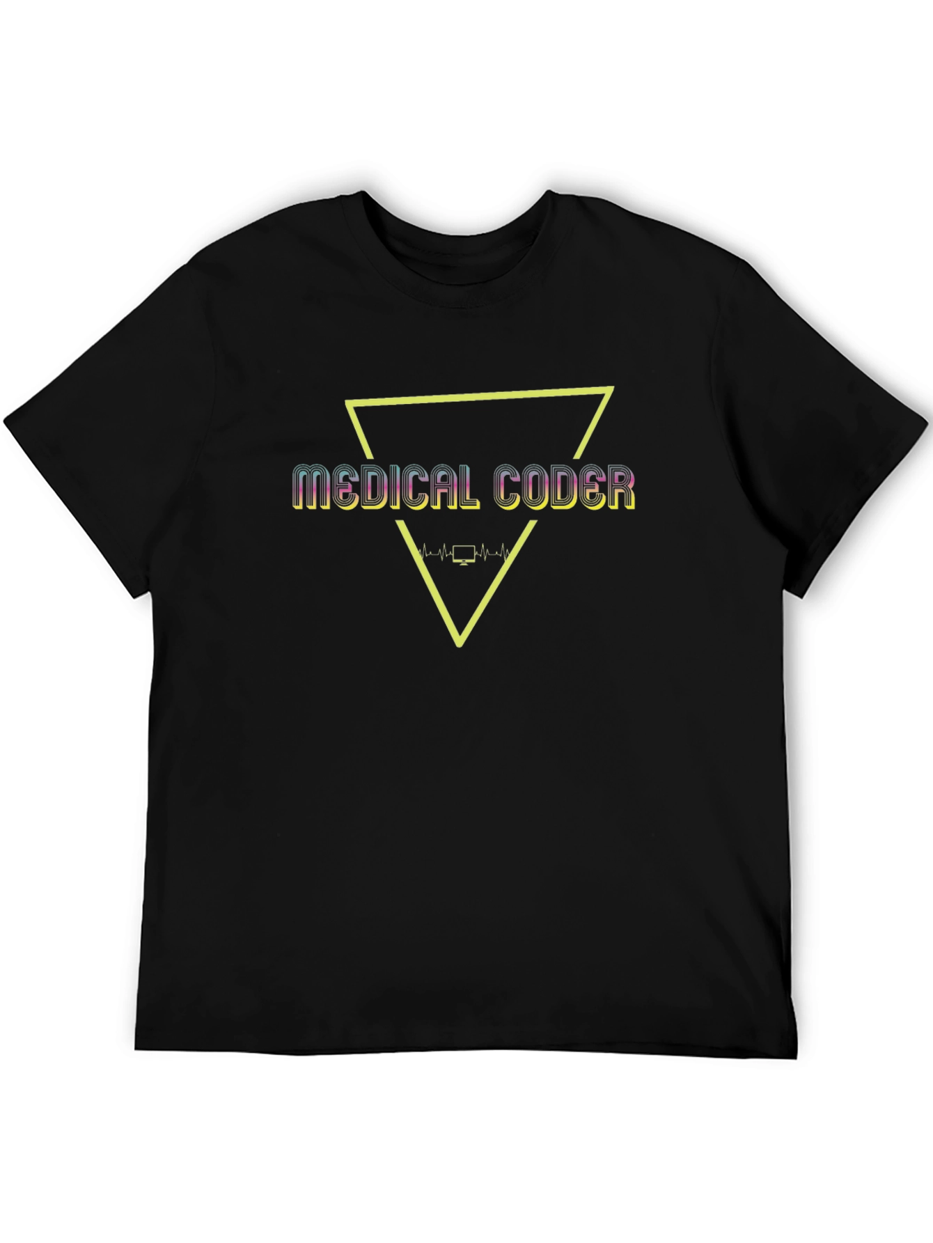 Medical Coder Triangle Graphic T-Shirt