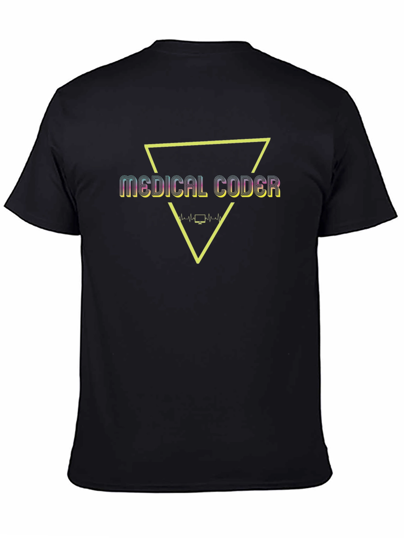 Medical Coder Triangle Graphic T-Shirt