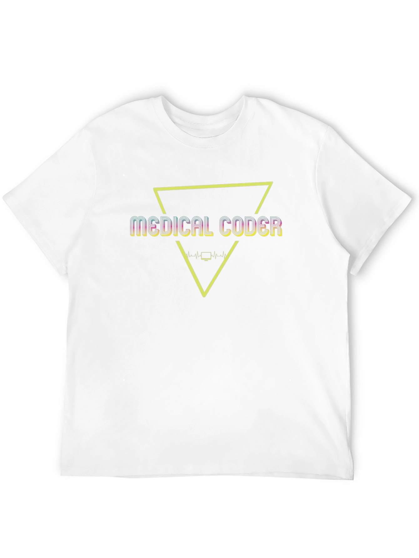 Medical Coder Triangle Graphic T-Shirt