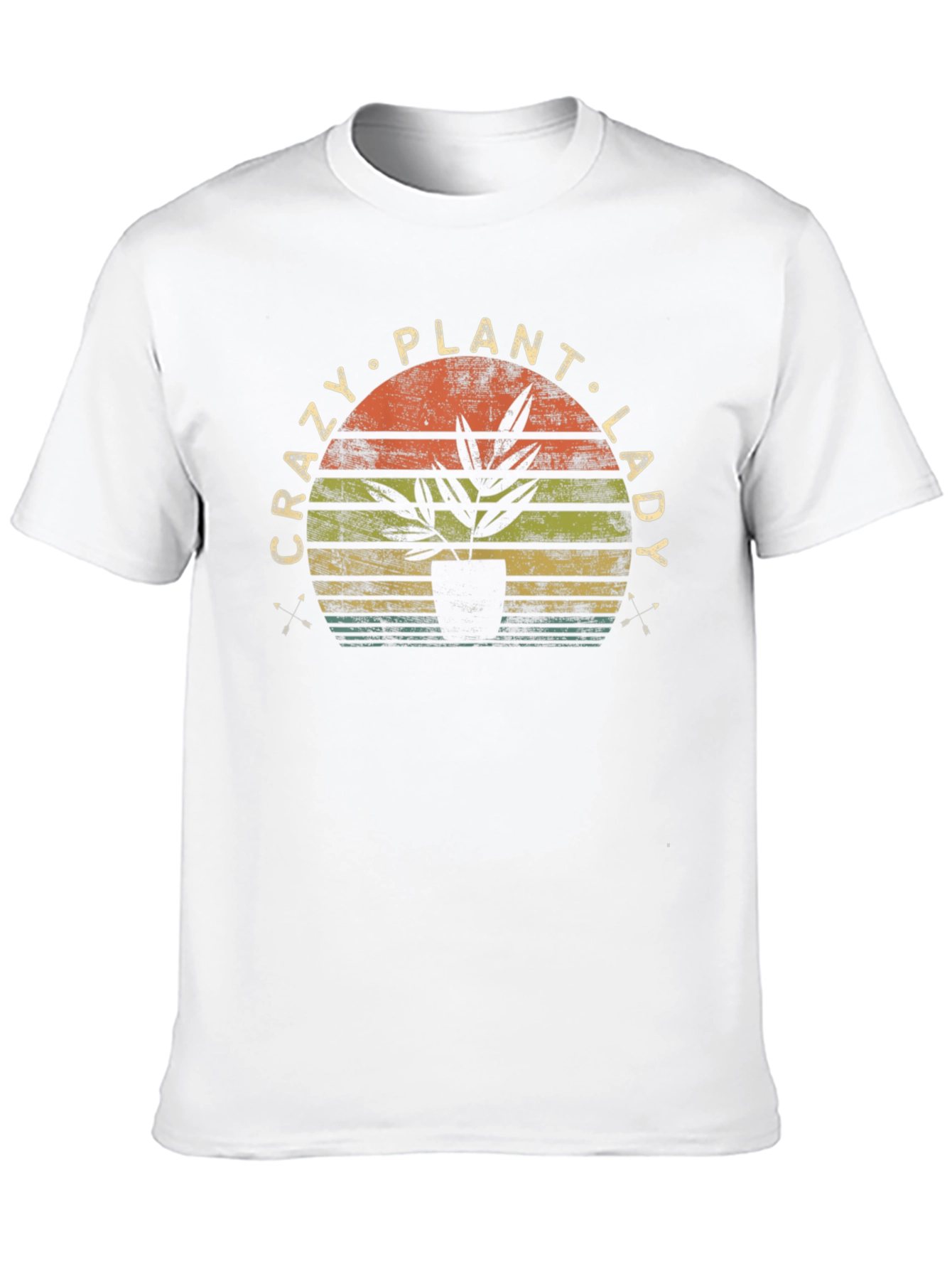 Crazy Plant Lady T-Shirt - Retro Style