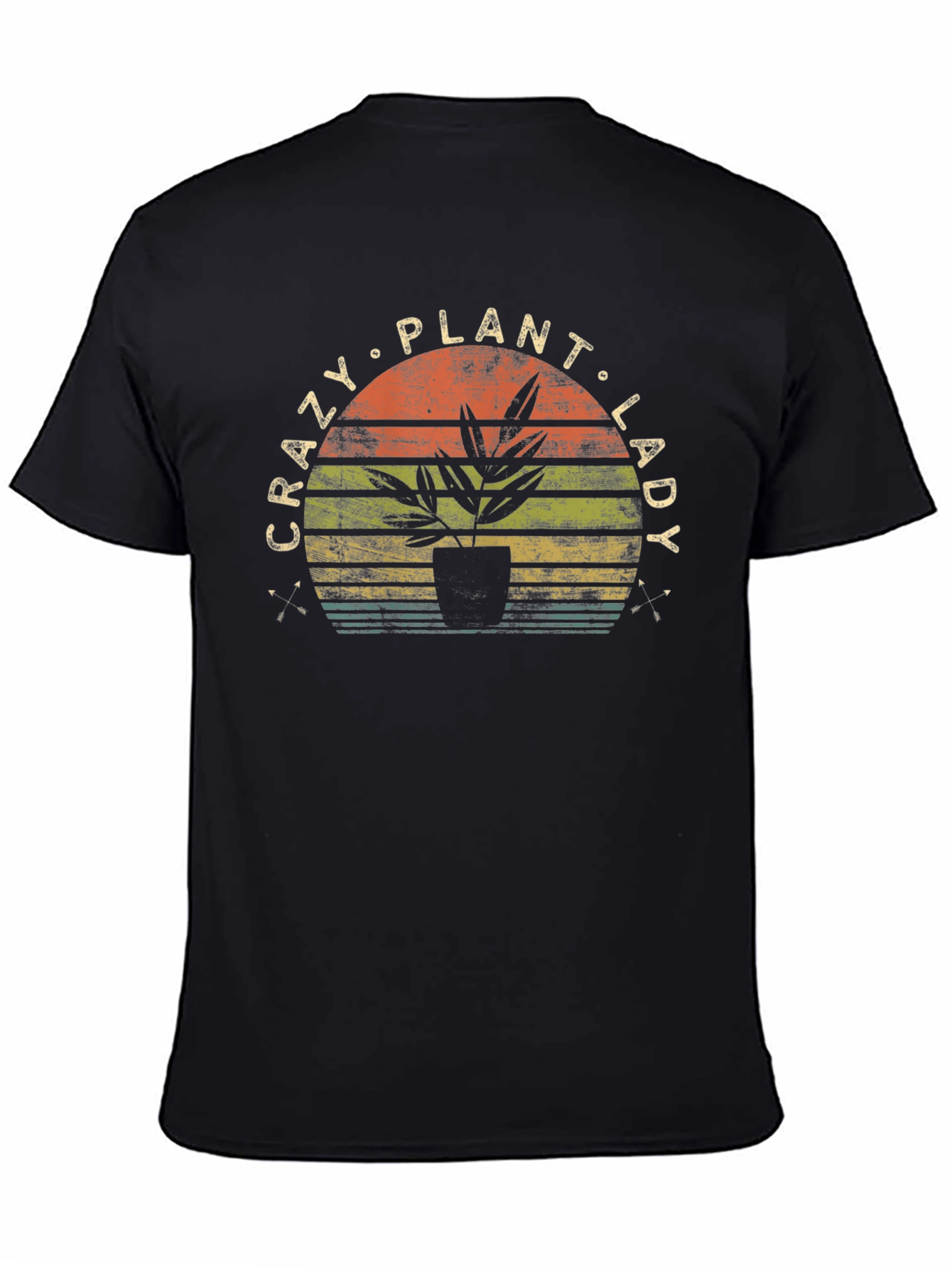 Crazy Plant Lady T-Shirt - Retro Style