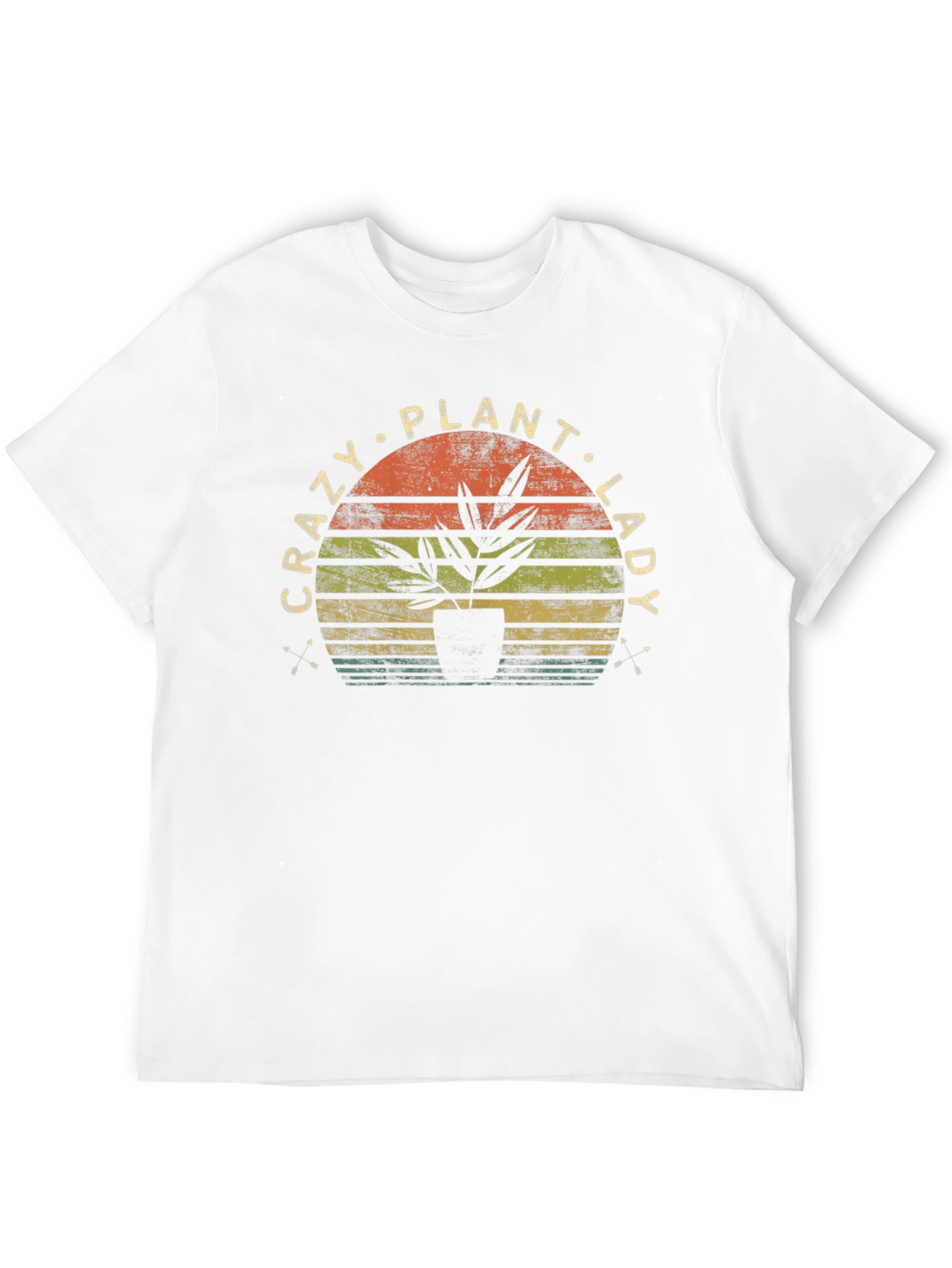 Crazy Plant Lady T-Shirt - Retro Style