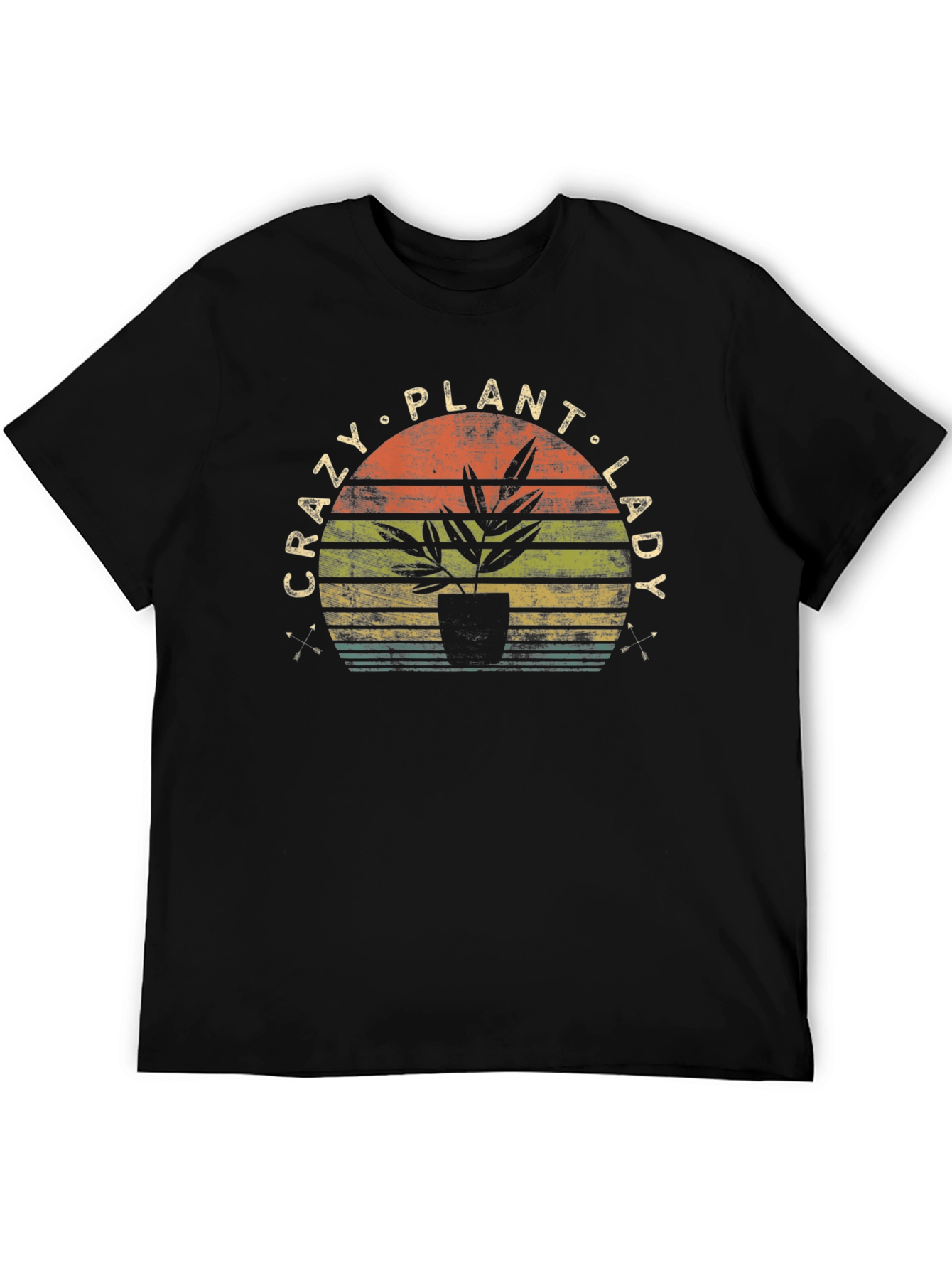 Crazy Plant Lady T-Shirt - Retro Style