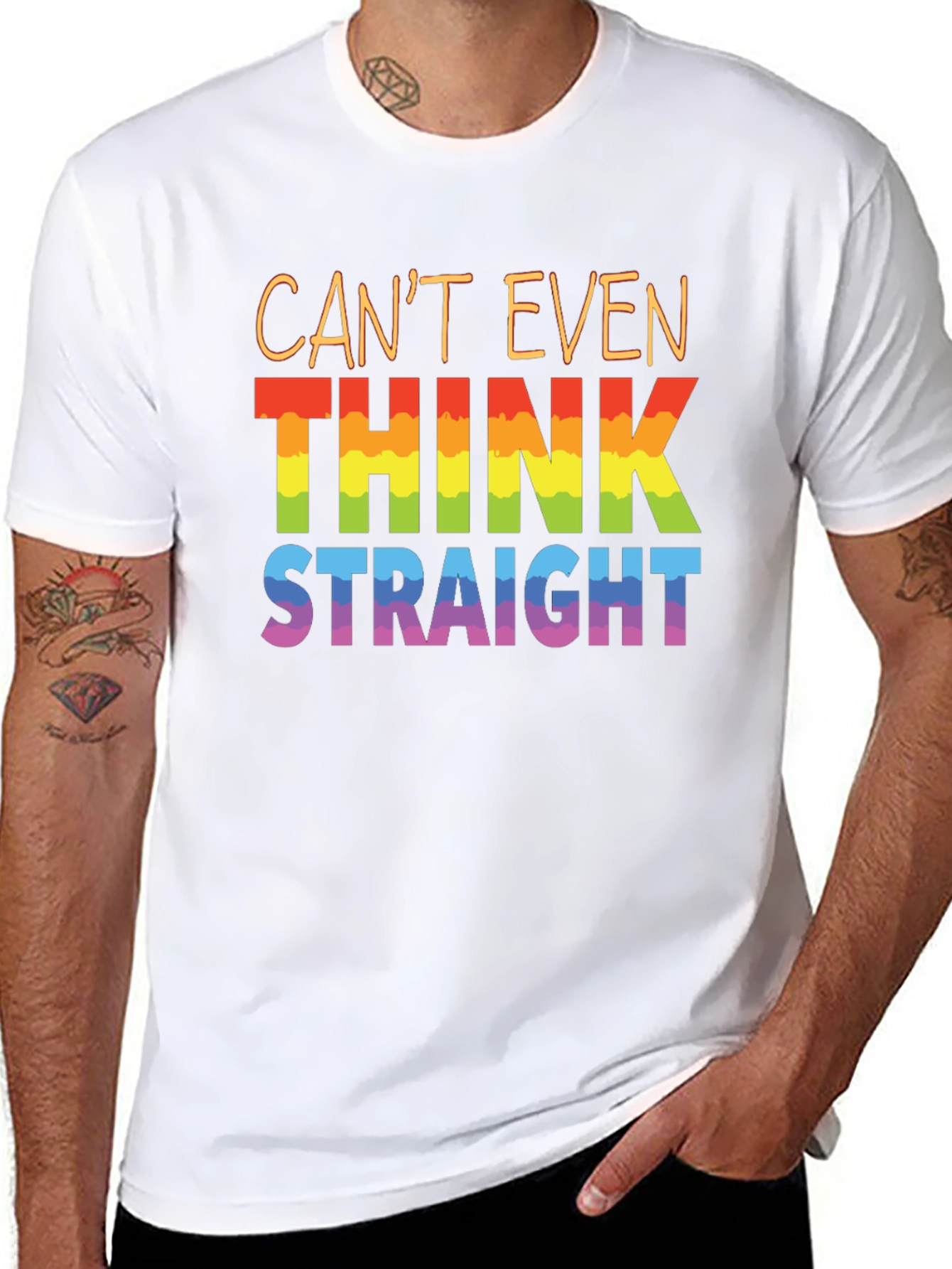 Cant Even Think Straight Pride T-Shirt