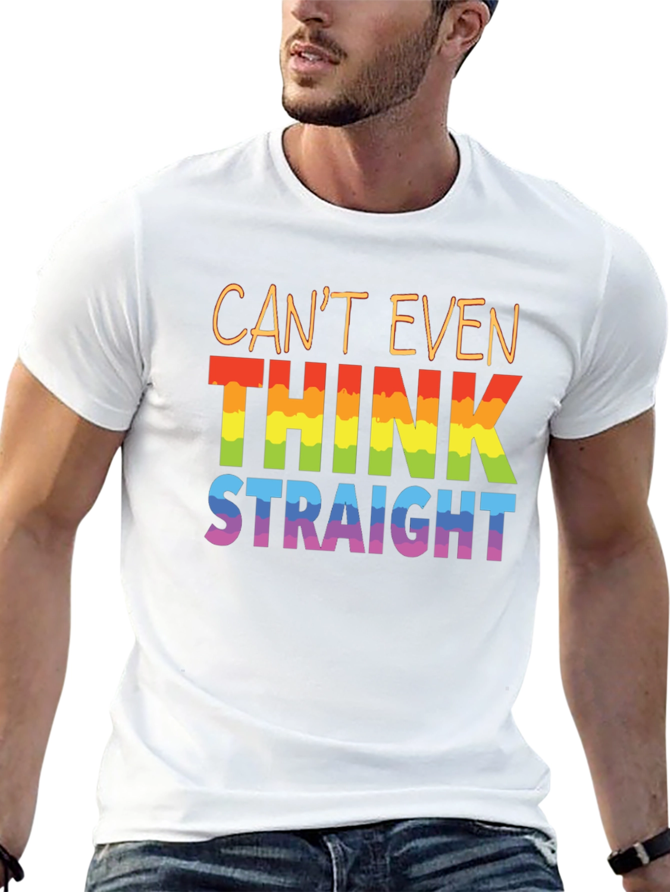 Cant Even Think Straight Pride T-Shirt