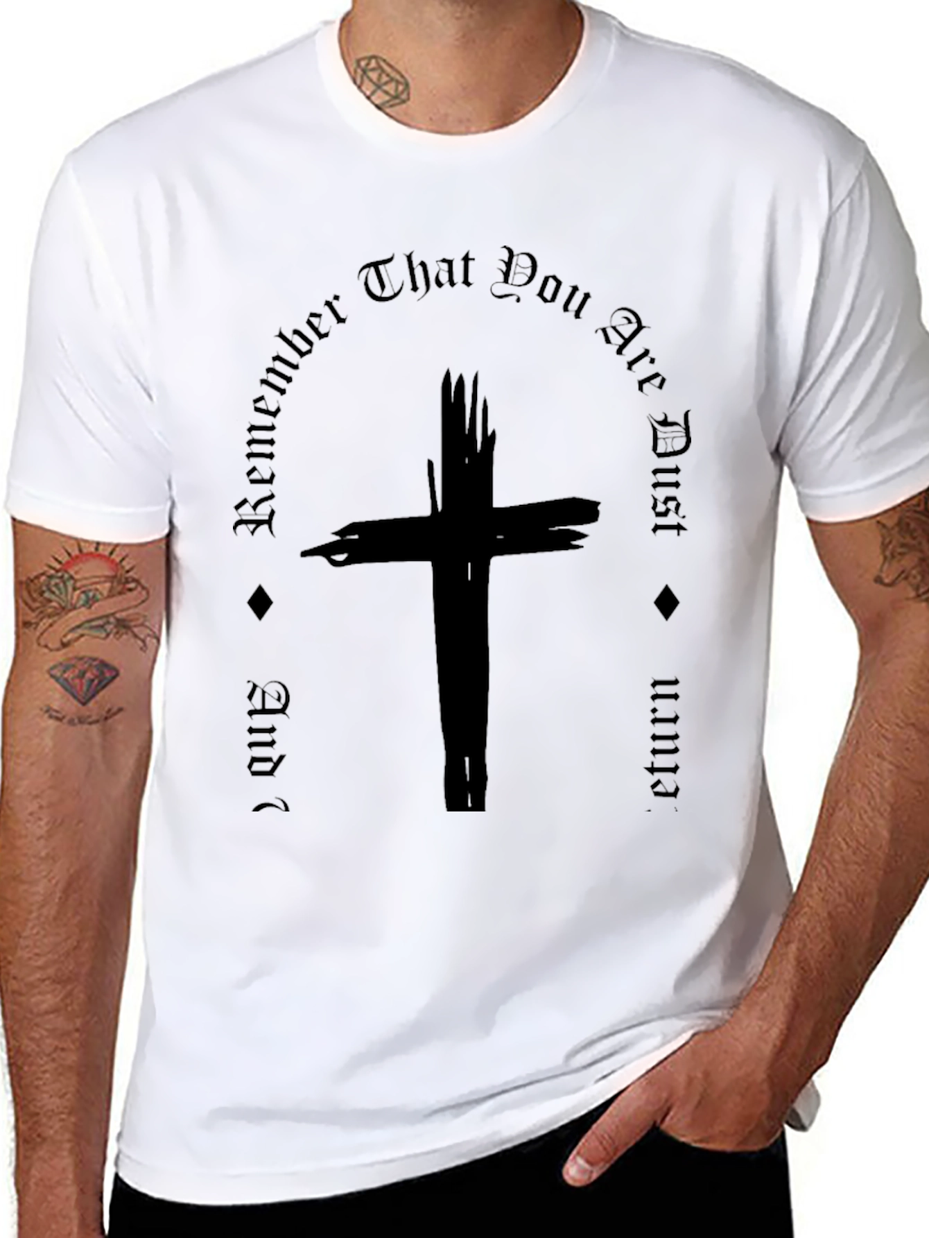 Remember You Are Dust Cross Graphic Tee