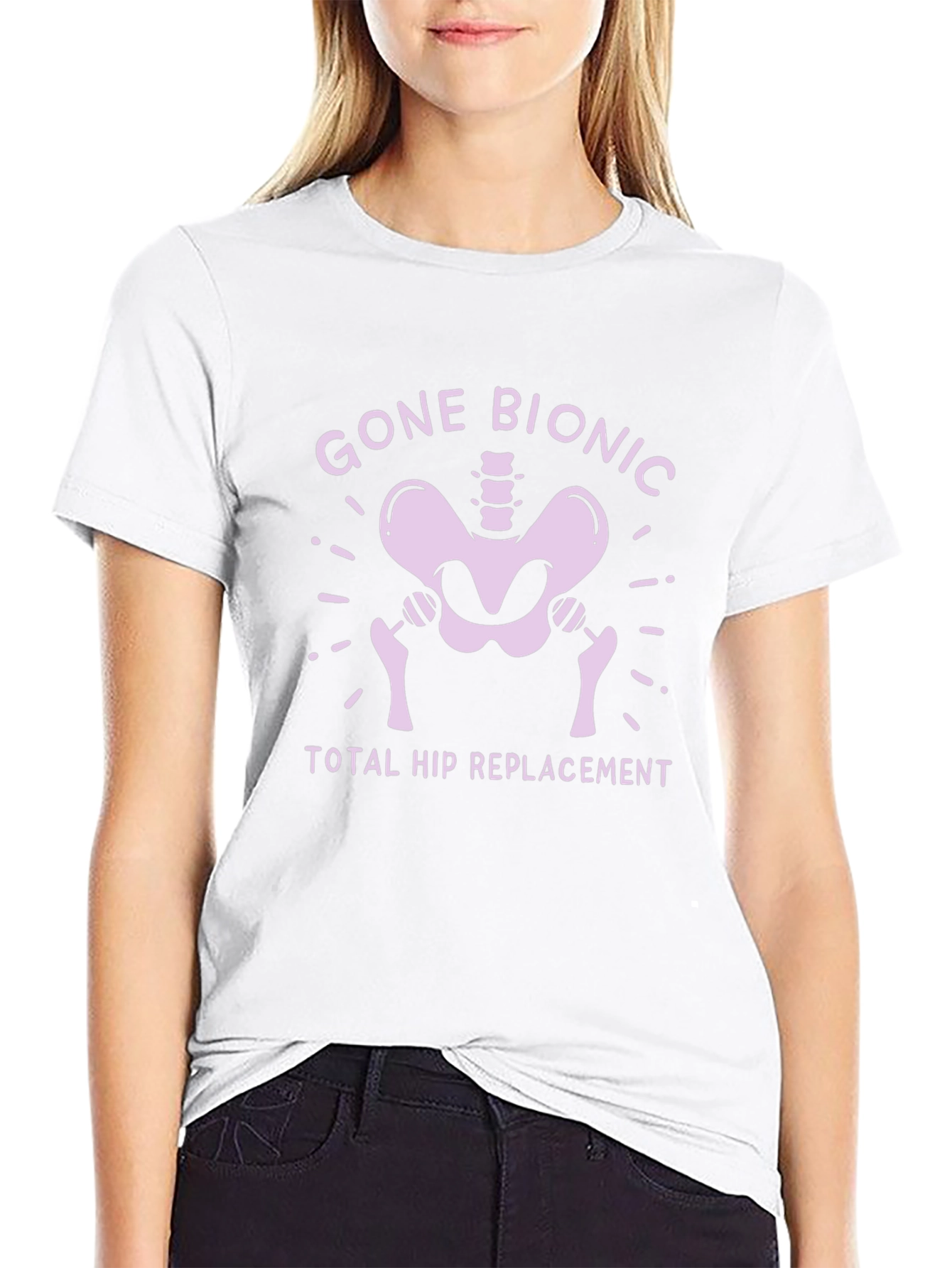 Gone Bionic Hip Replacement Tee