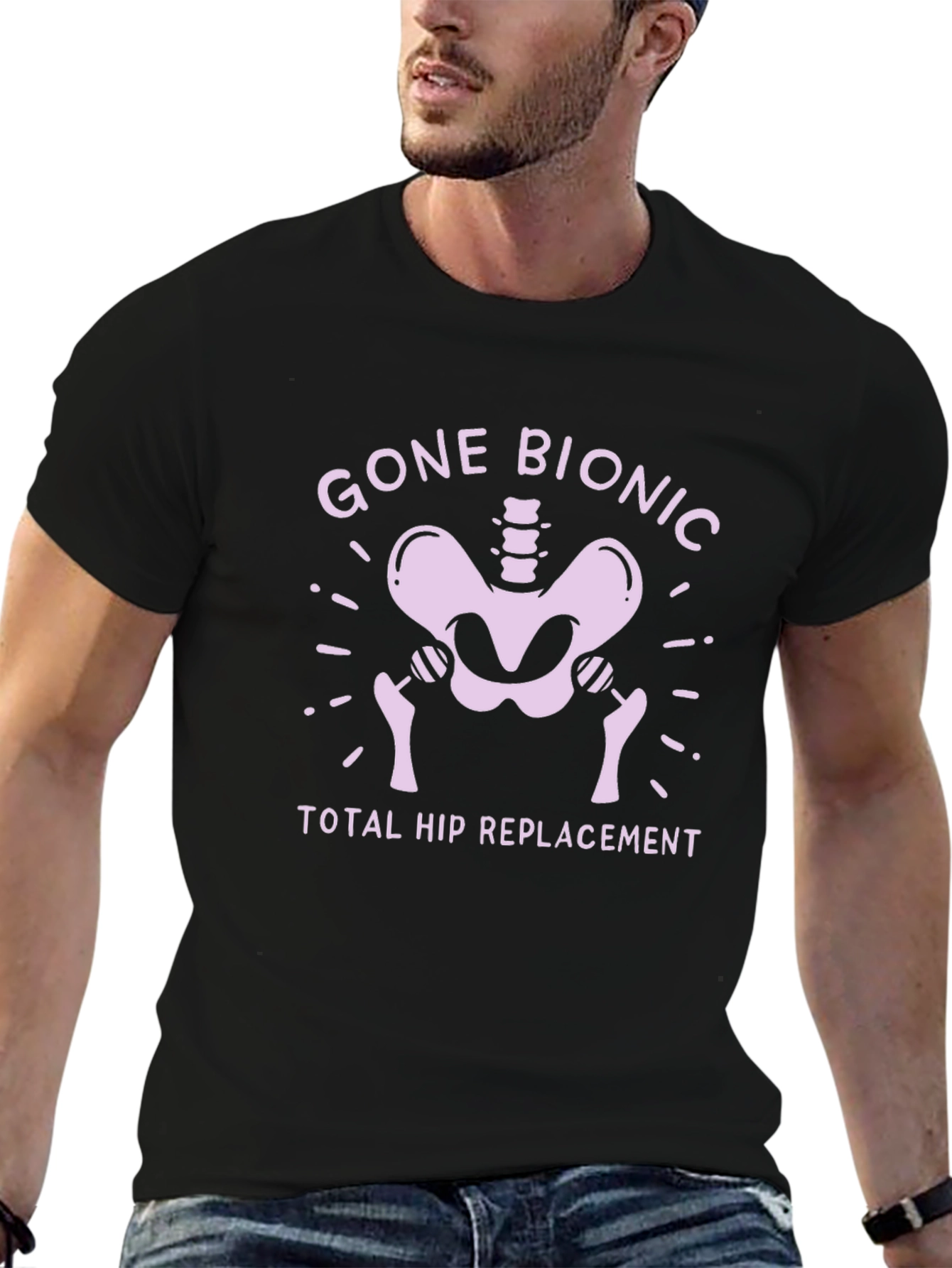 Gone Bionic Hip Replacement Tee