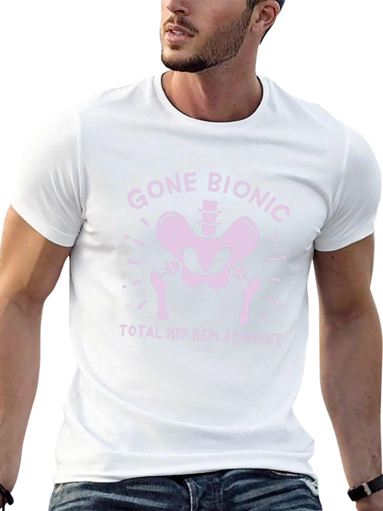 Gone Bionic Hip Replacement Tee