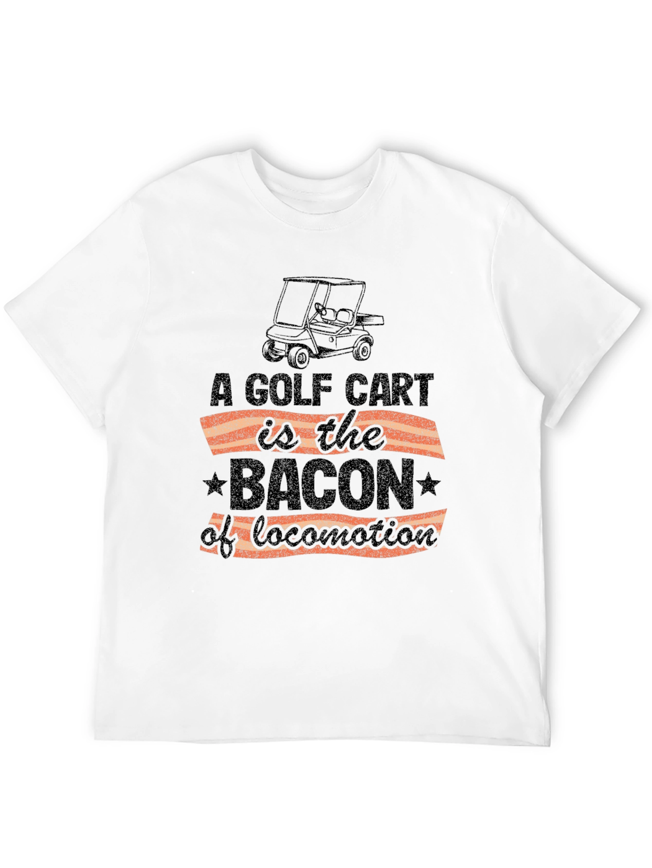 Golf Cart Bacon T-Shirt