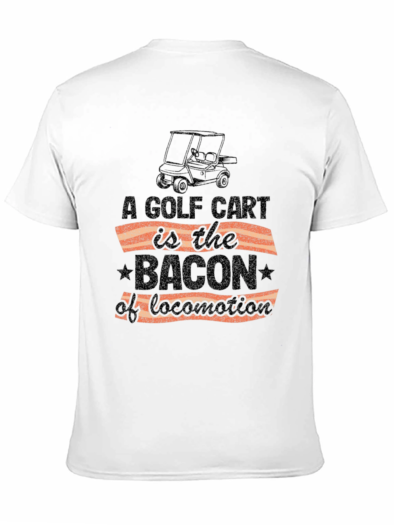 Golf Cart Bacon T-Shirt