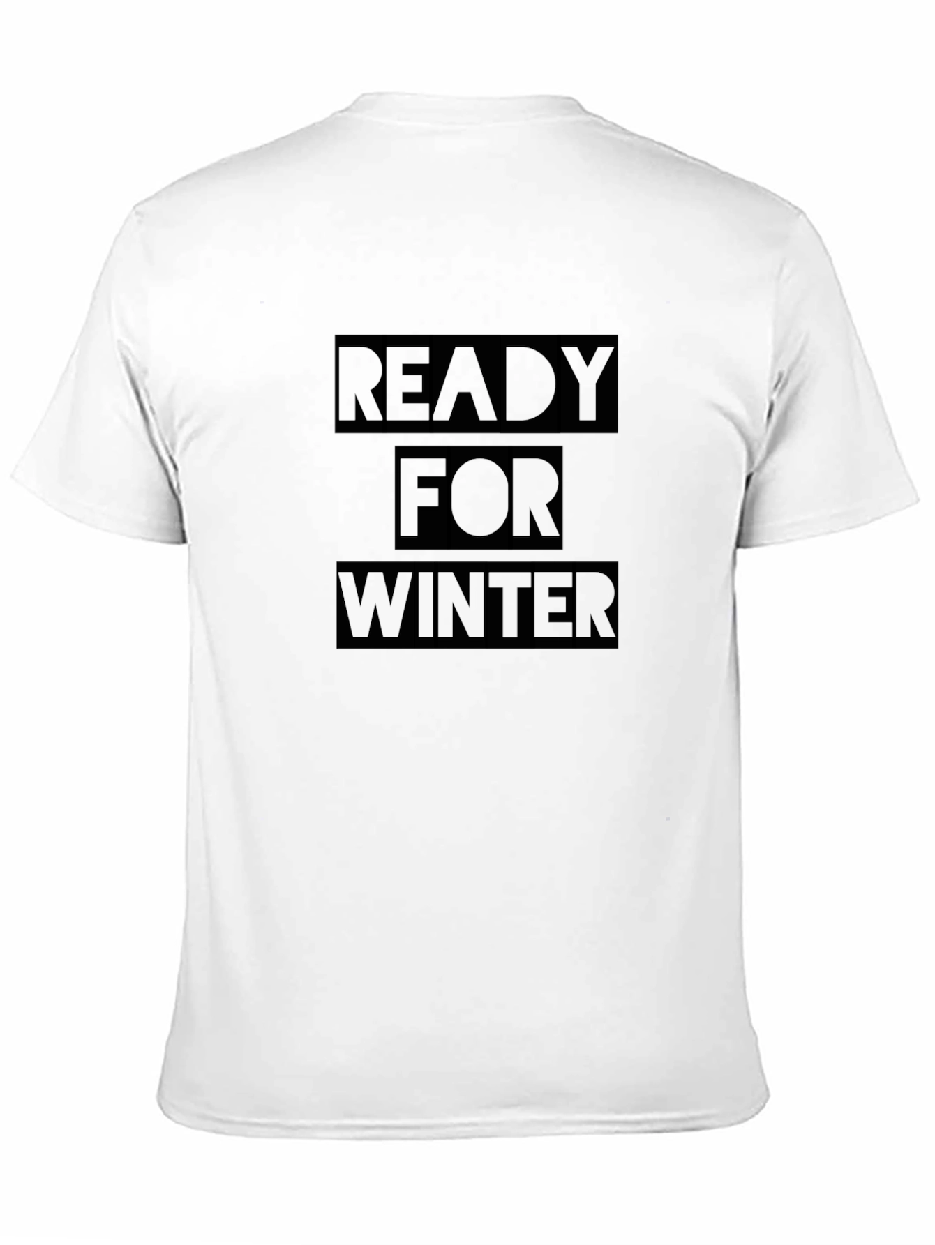 Ready for Winter Black T-Shirt