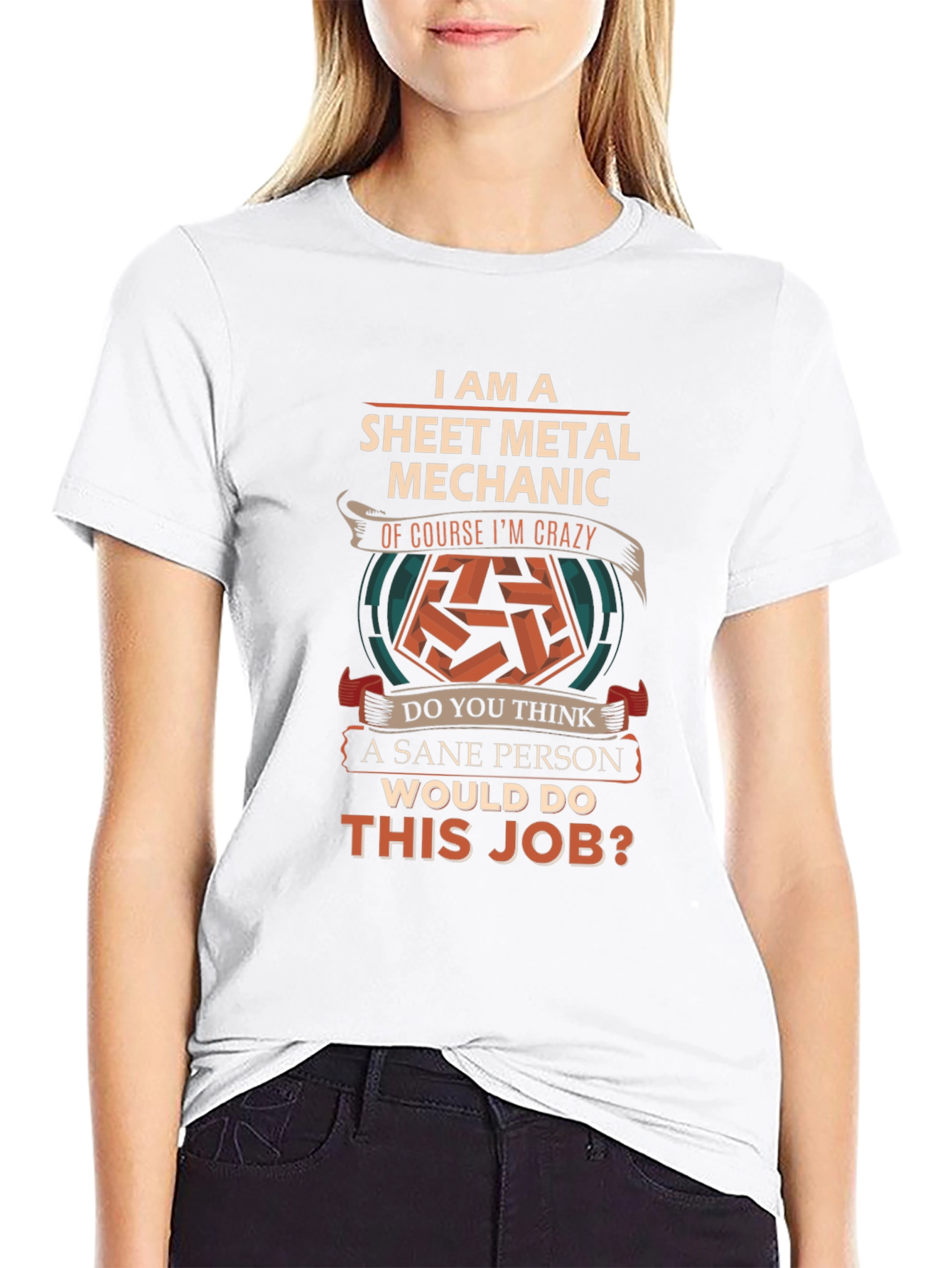 Sheet Metal Mechanic T-Shirt - Crazy Job