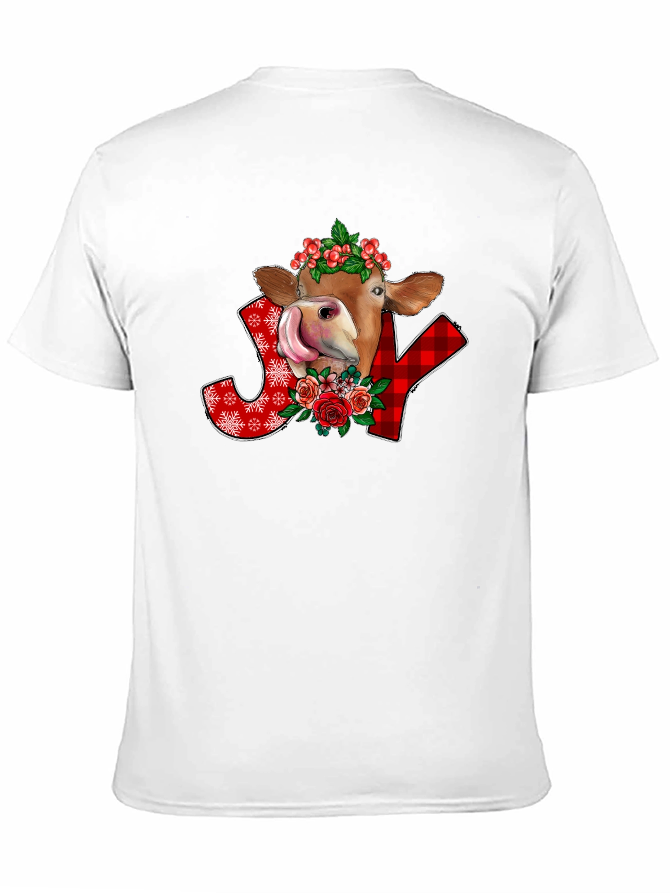 Festive Cow Joy Graphic Tee
