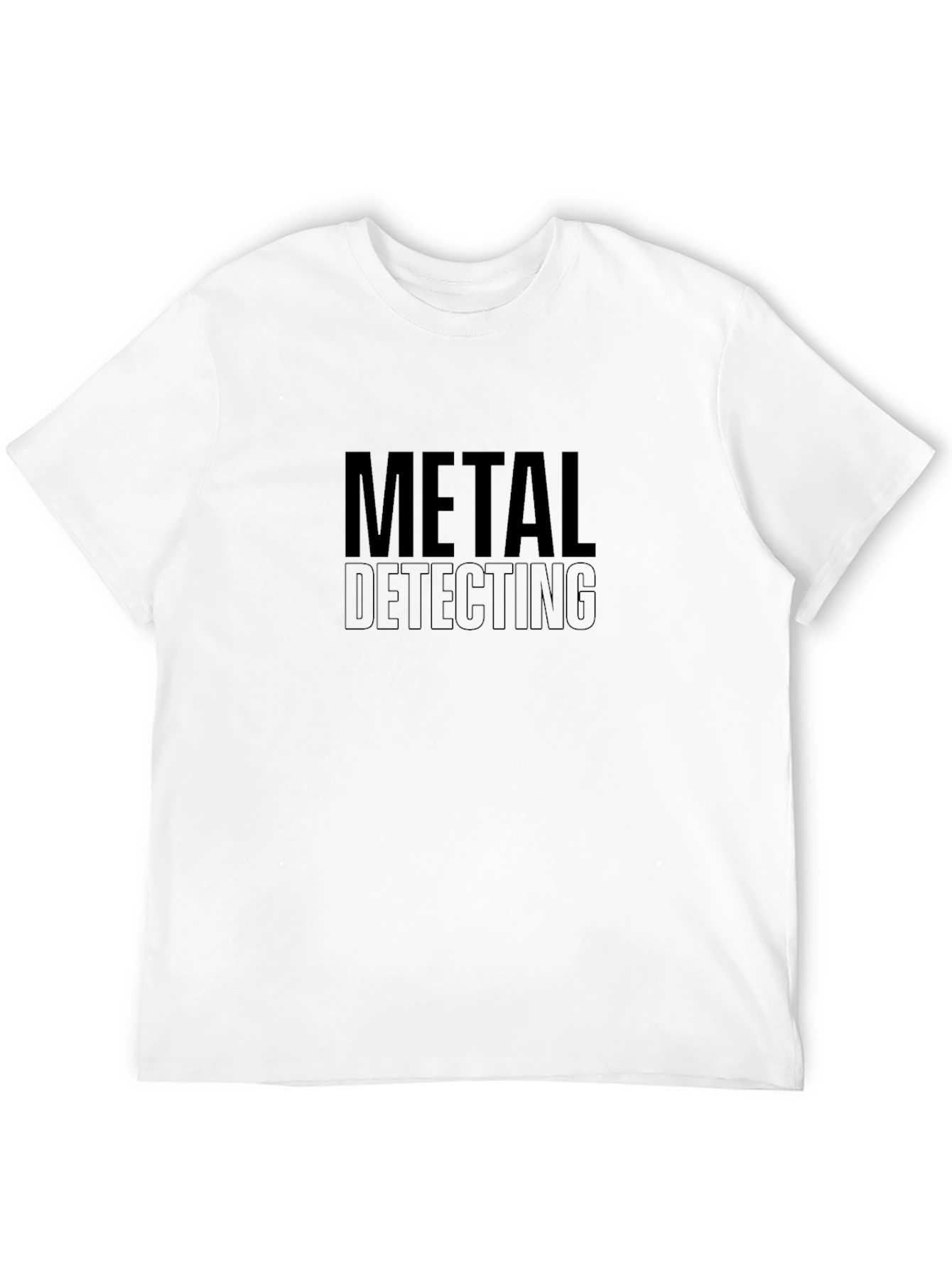 Metal Detecting Tee - Black Short Sleeve Shirt
