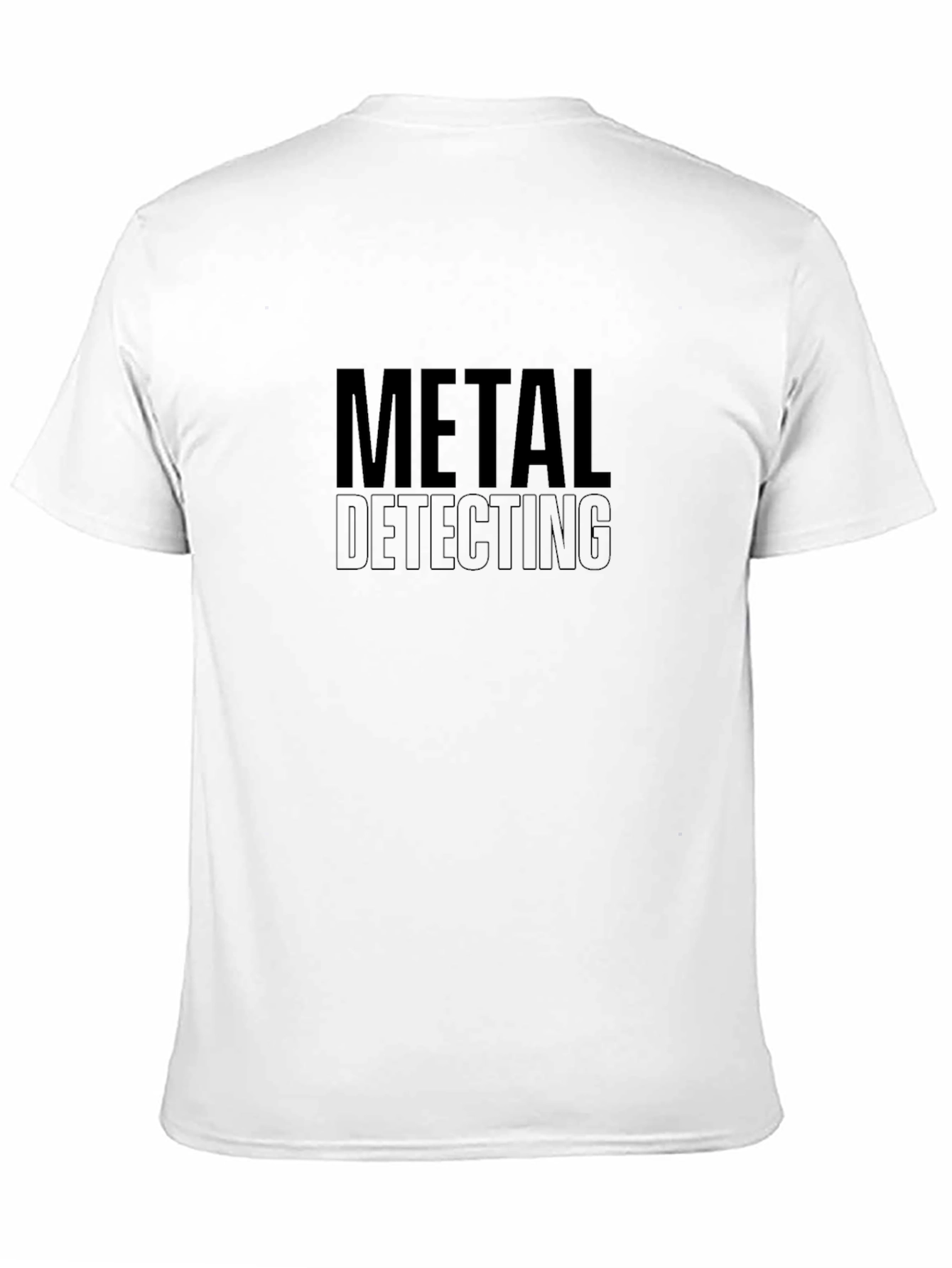 Metal Detecting Tee - Black Short Sleeve Shirt