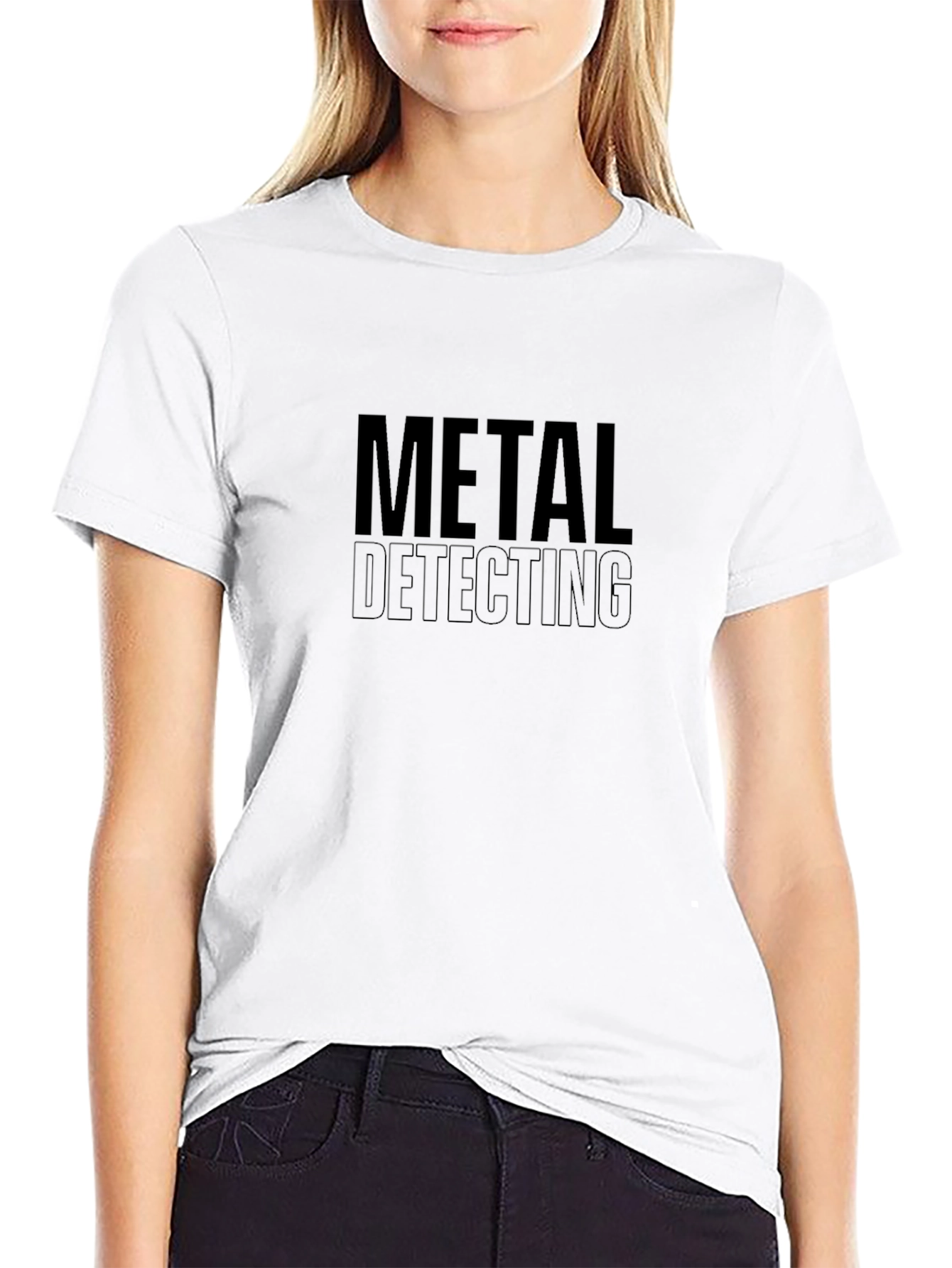 Metal Detecting Tee - Black Short Sleeve Shirt