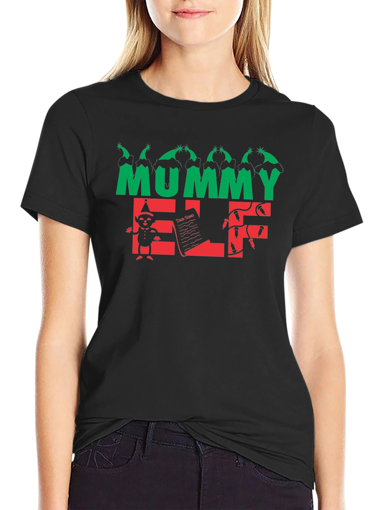 Mummy Elf Christmas T-Shirt