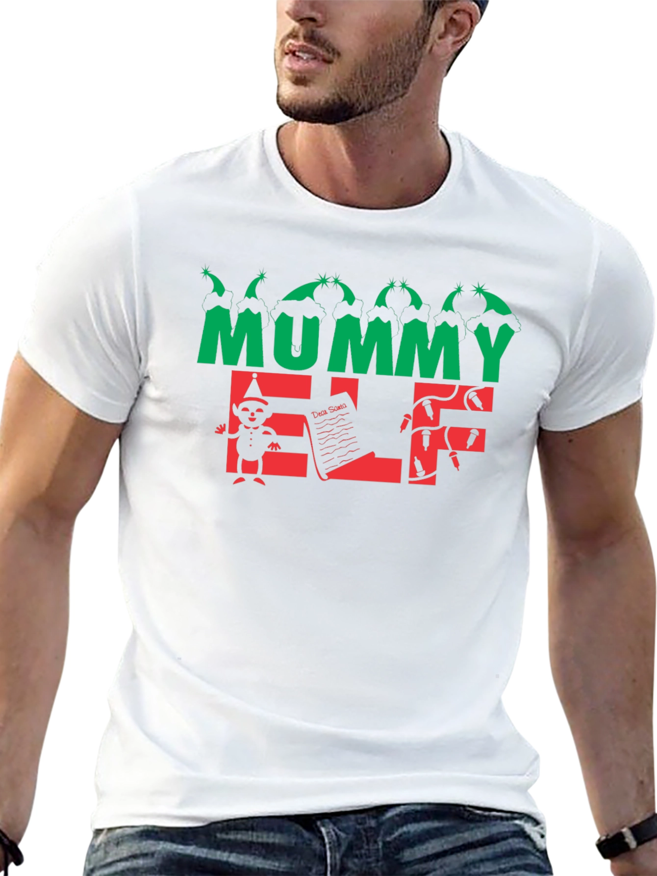 Mummy Elf Christmas T-Shirt