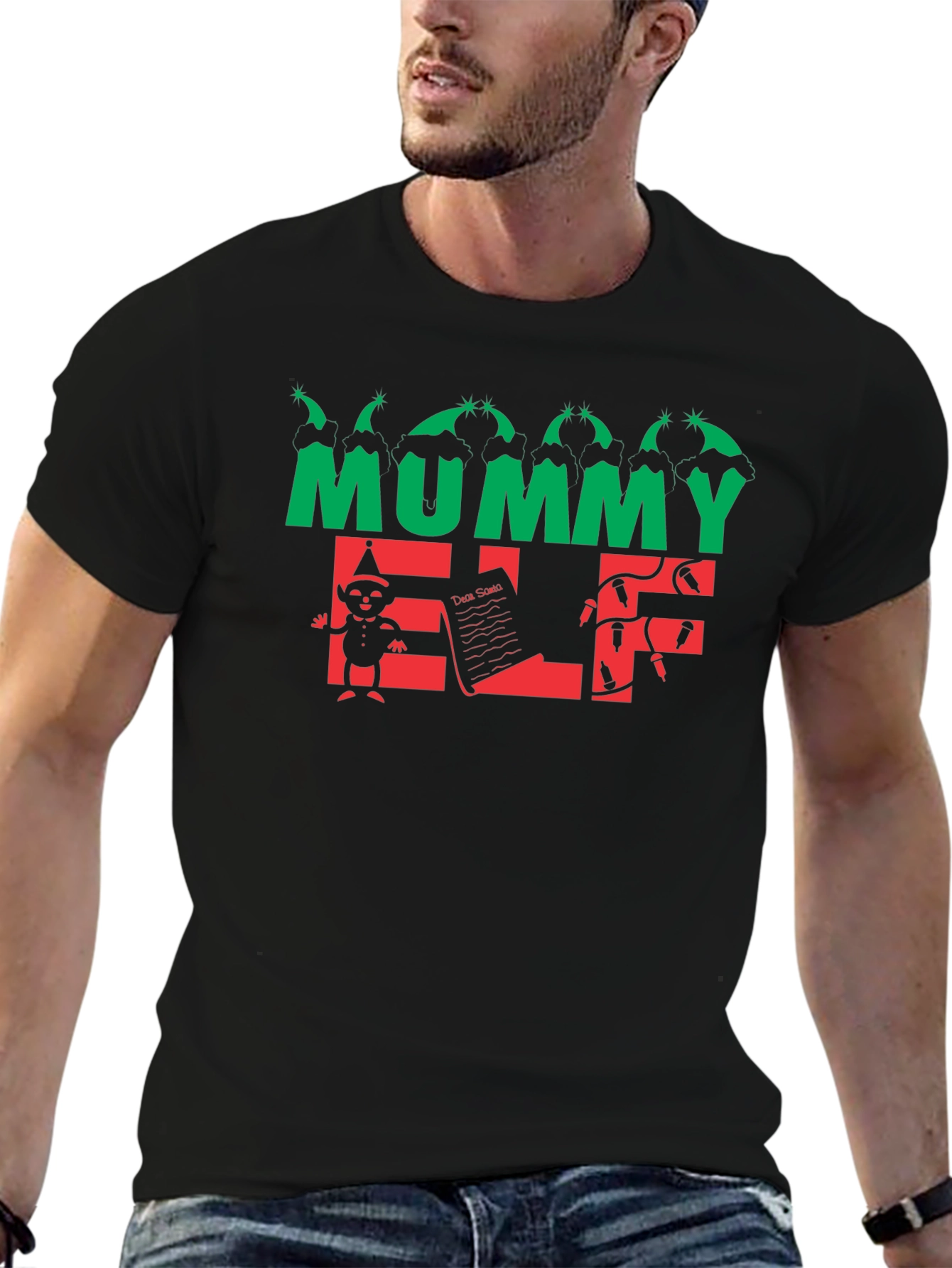 Mummy Elf Christmas T-Shirt