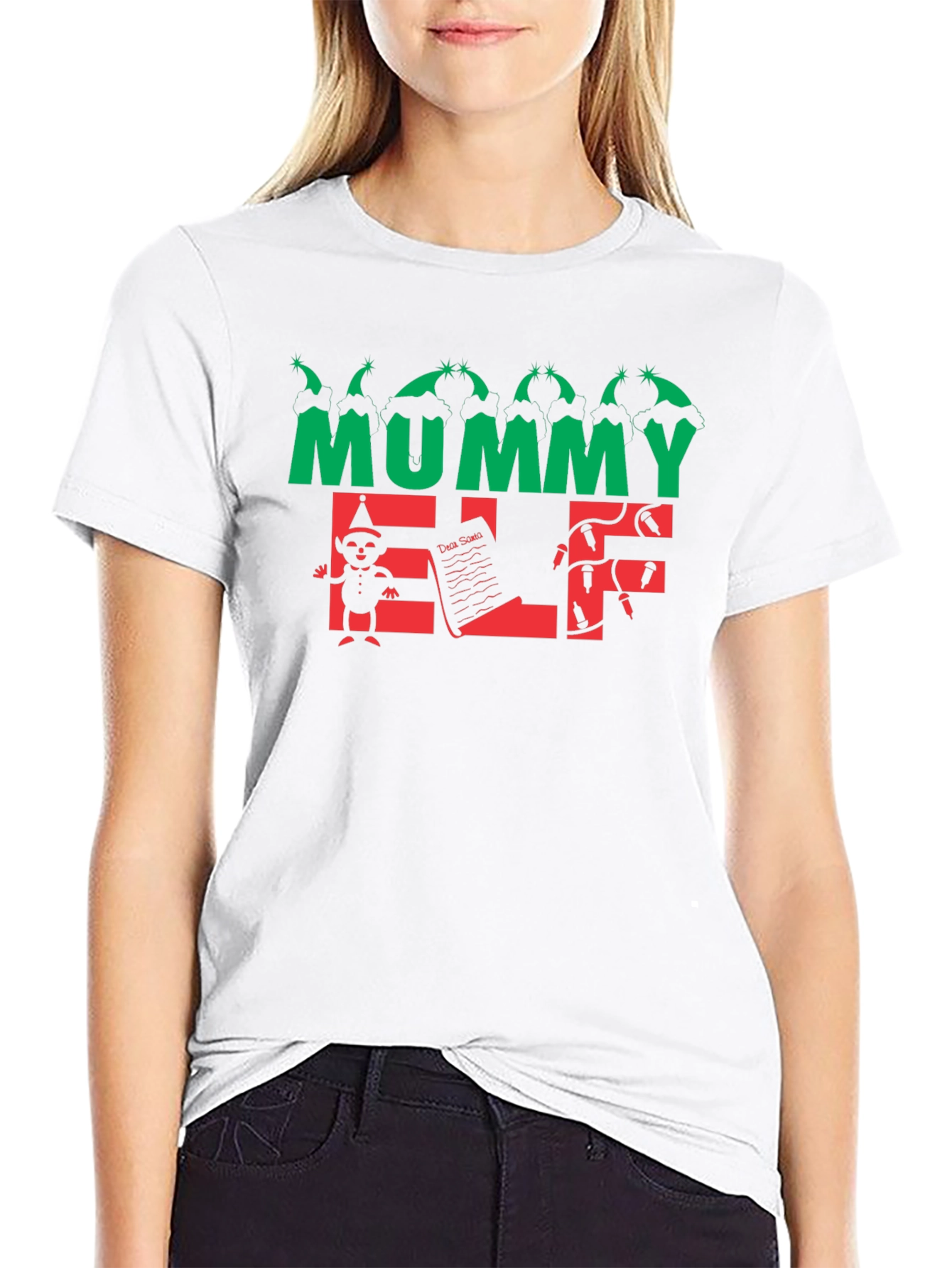 Mummy Elf Christmas T-Shirt