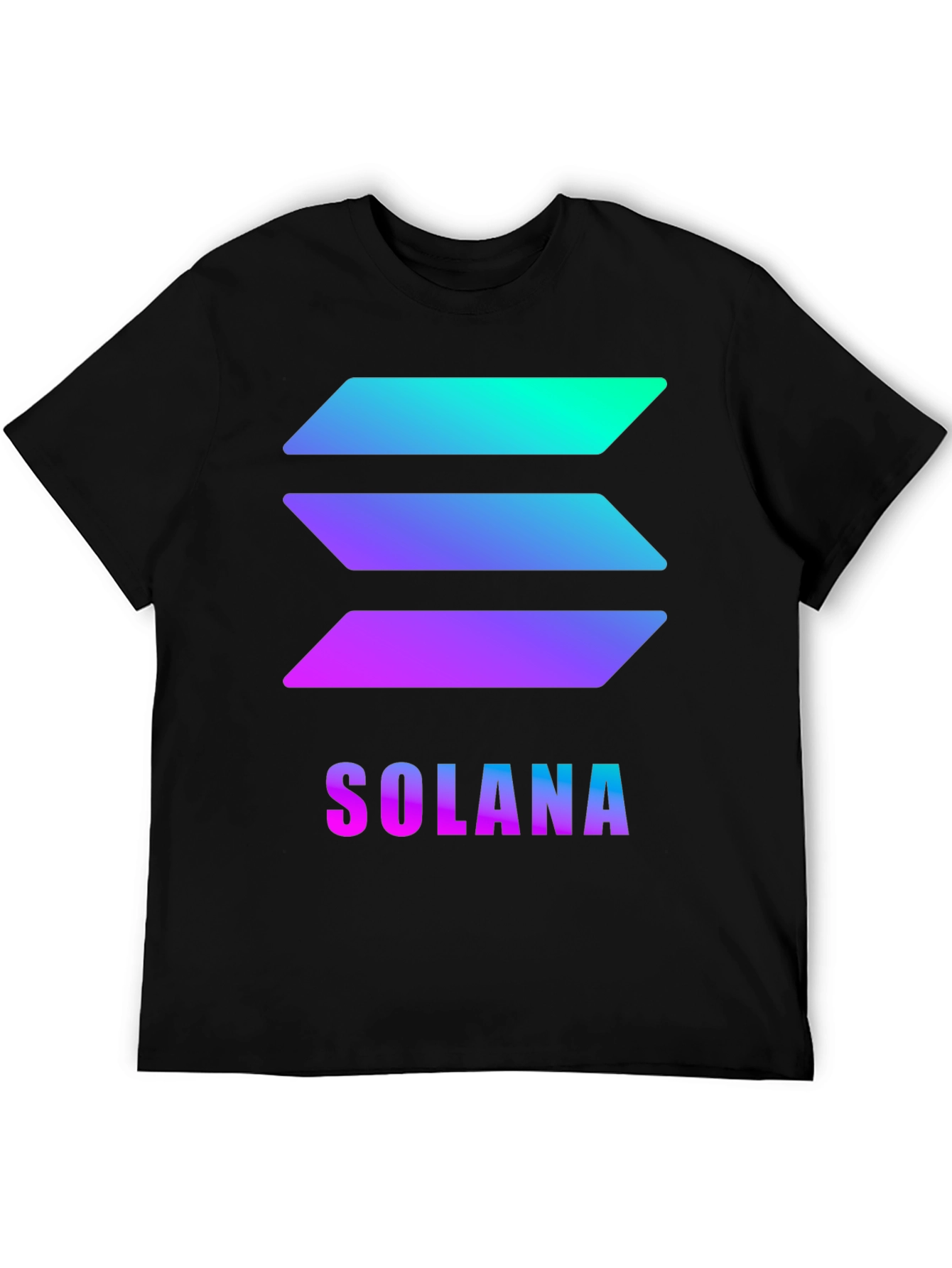 Solana Graphic T-Shirt - Crypto Inspired Fashion