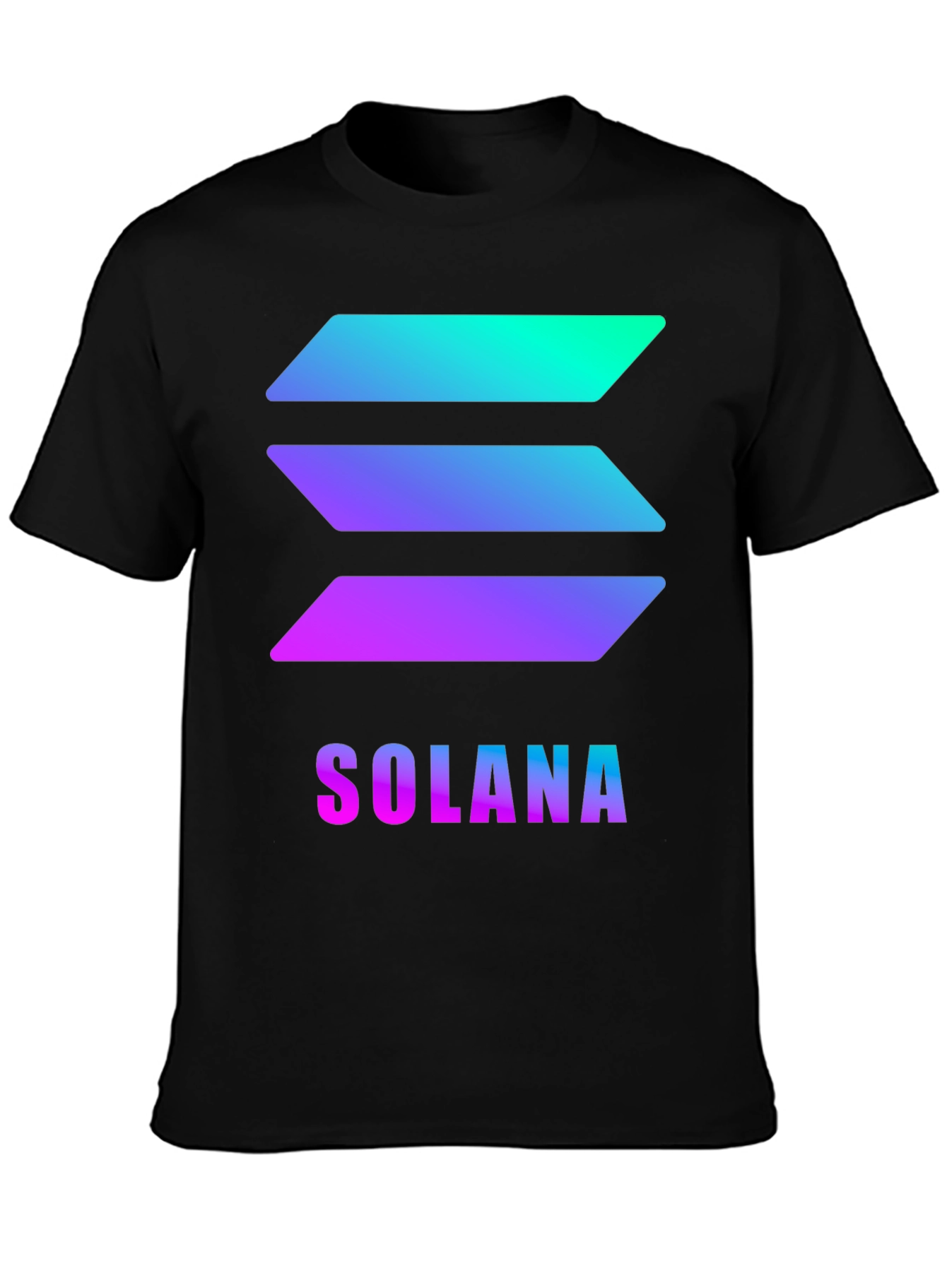 Solana Graphic T-Shirt - Crypto Inspired Fashion