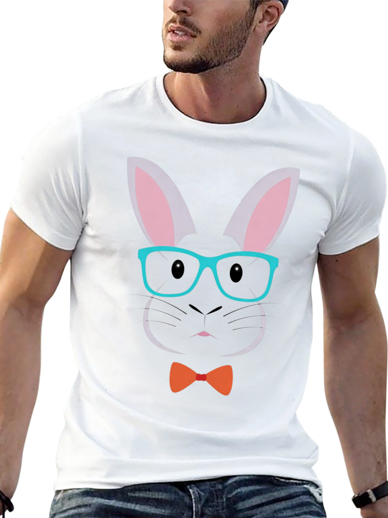 Hipster Bunny T-Shirt