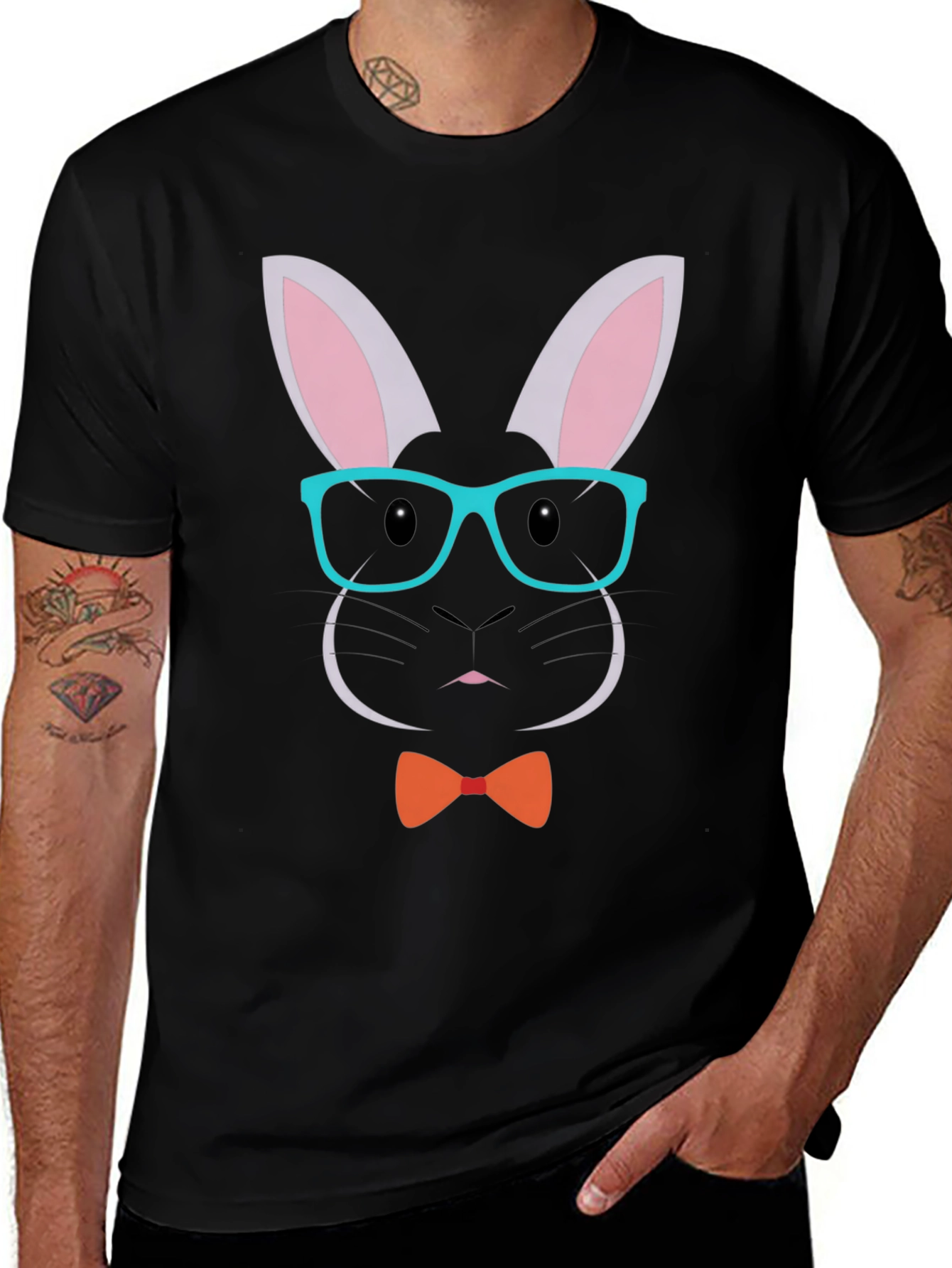 Hipster Bunny T-Shirt