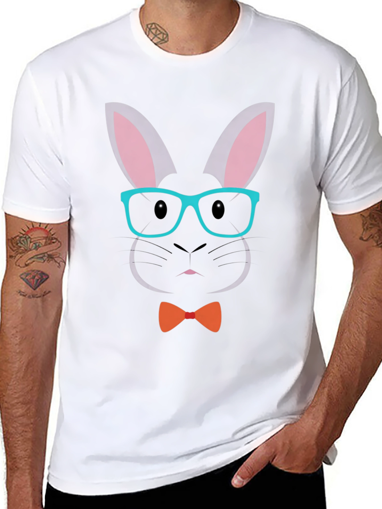Hipster Bunny T-Shirt