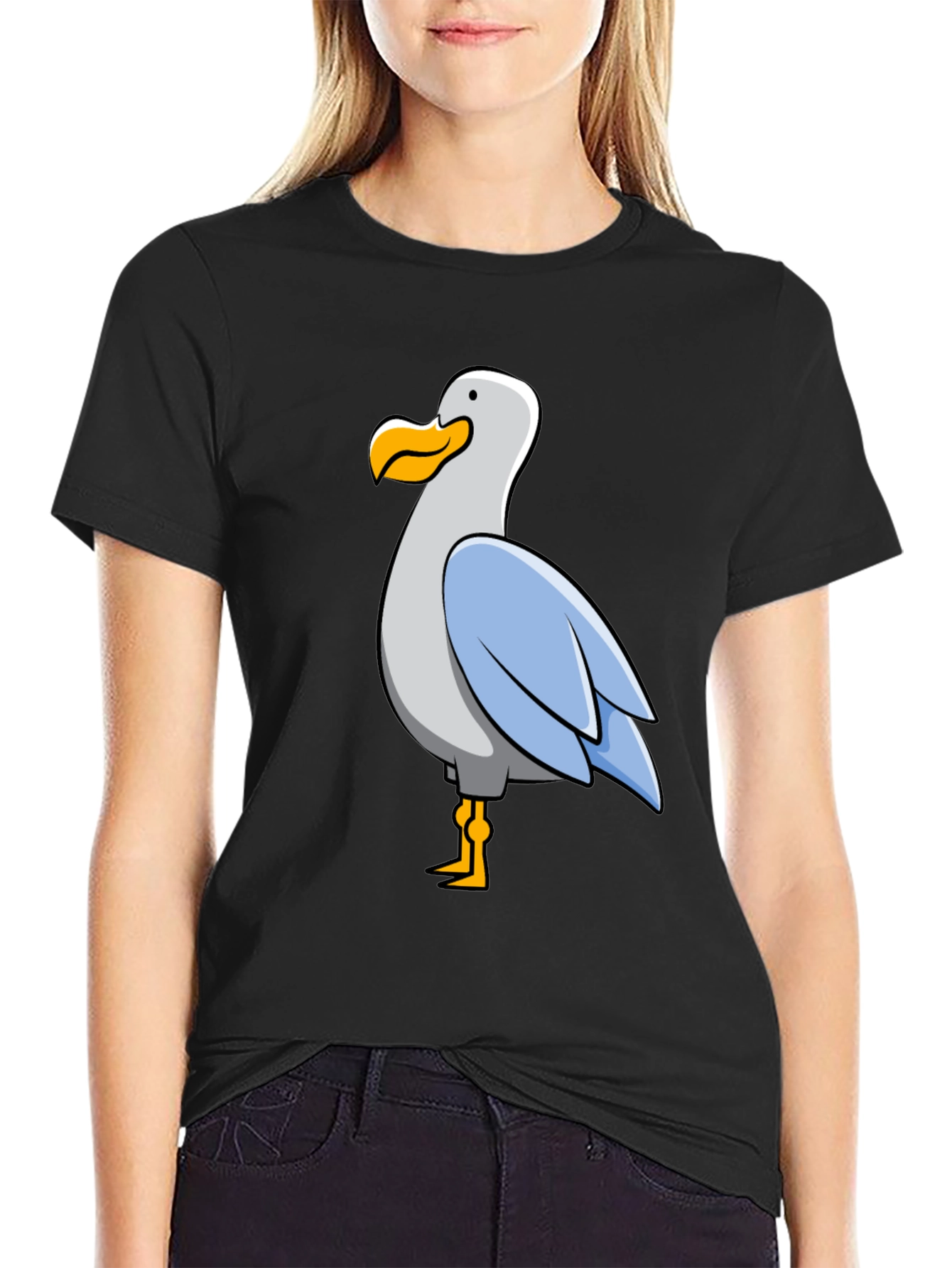 Seagull Graphic Tee - Funny Bird Lover Shirt