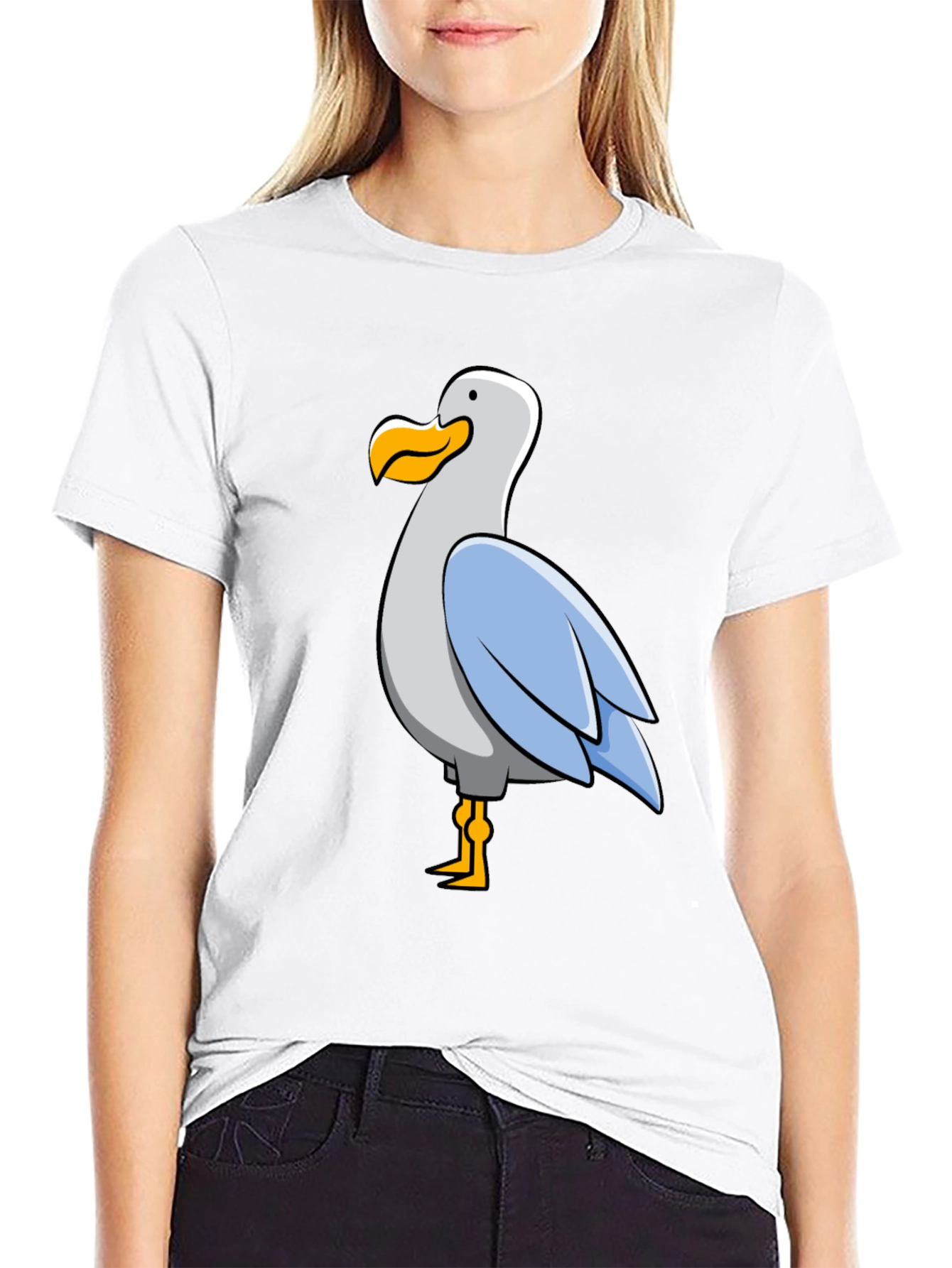 Seagull Graphic Tee - Funny Bird Lover Shirt
