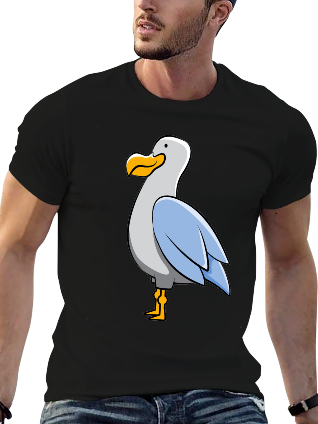 Seagull Graphic Tee - Funny Bird Lover Shirt