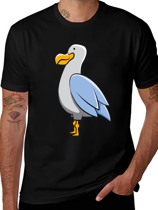 Seagull Graphic Tee - Funny Bird Lover Shirt