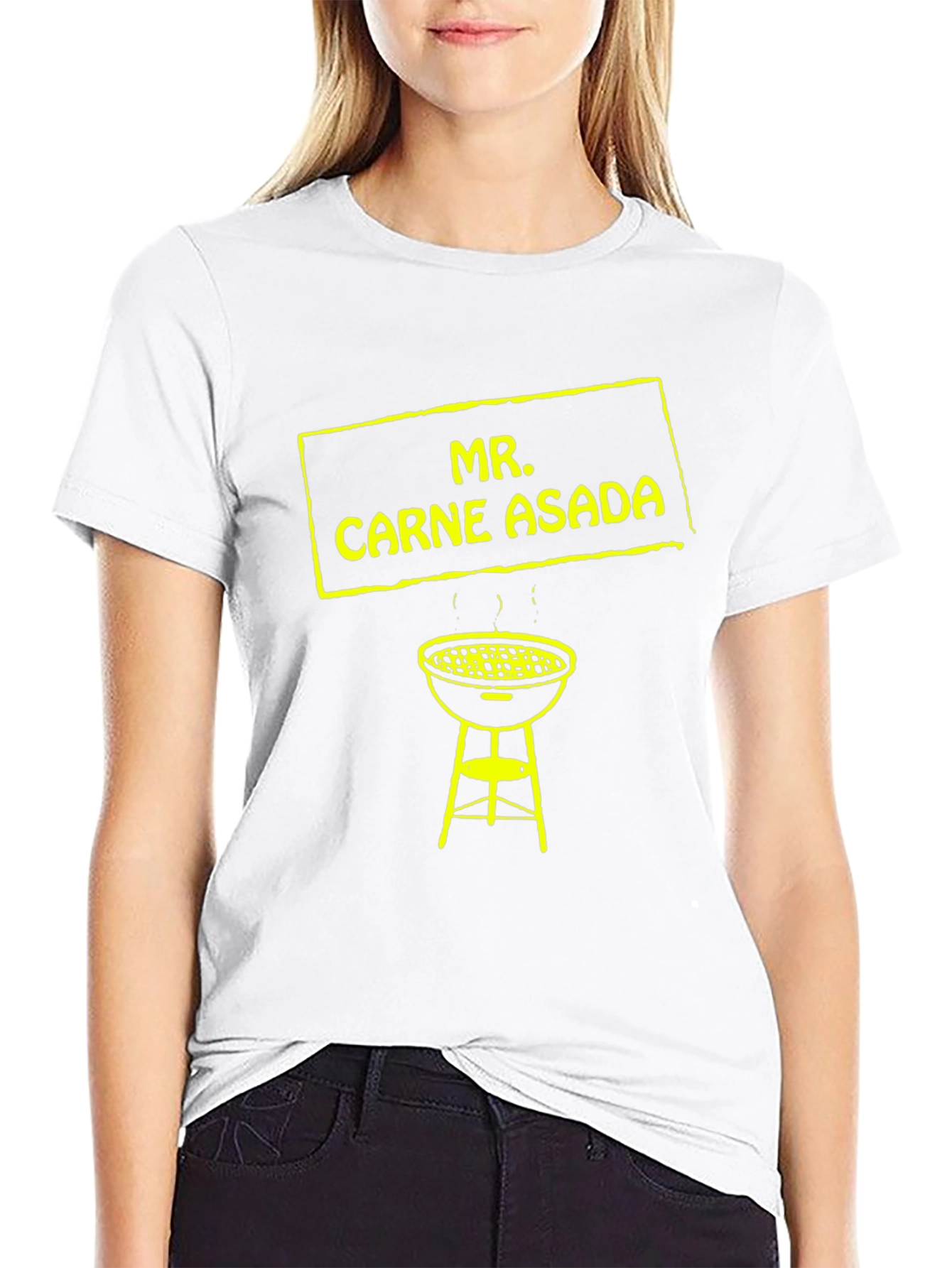 Mr. Carne Asada BBQ Graphic Tee - Black
